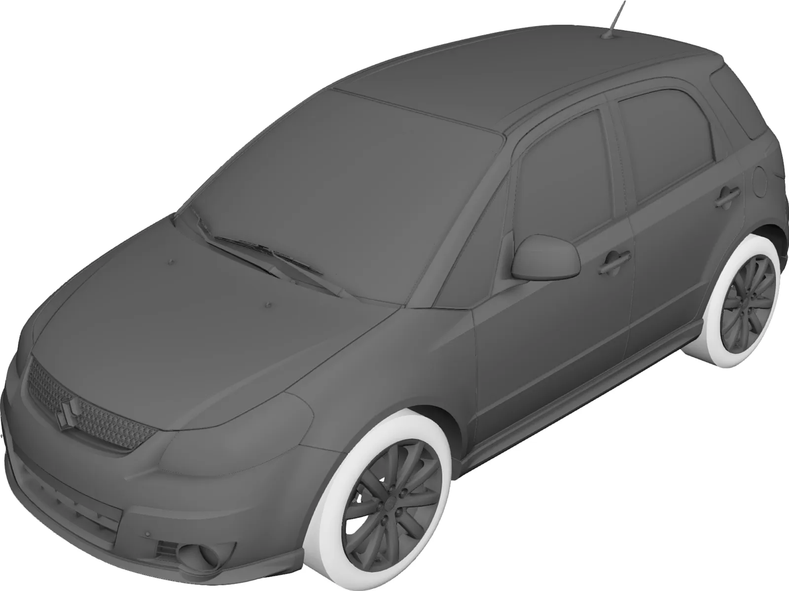 Suzuki SX4 (2009) 3D Model