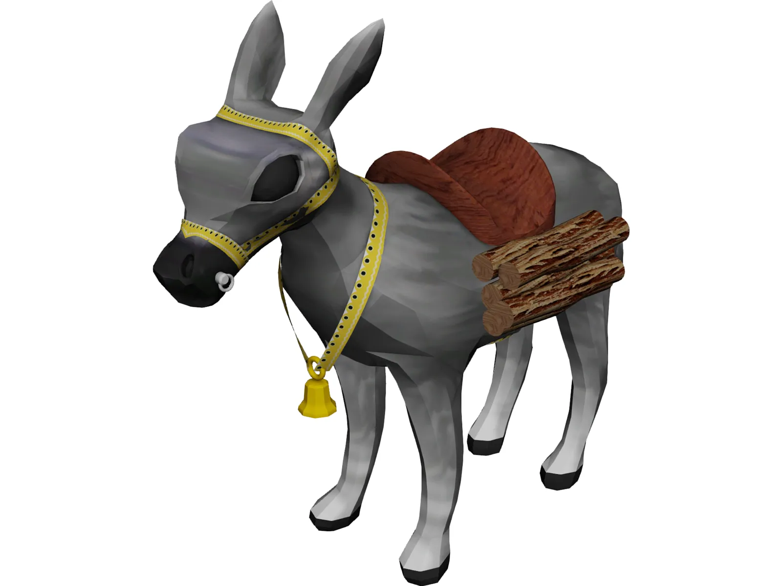 Donkey 3D Model