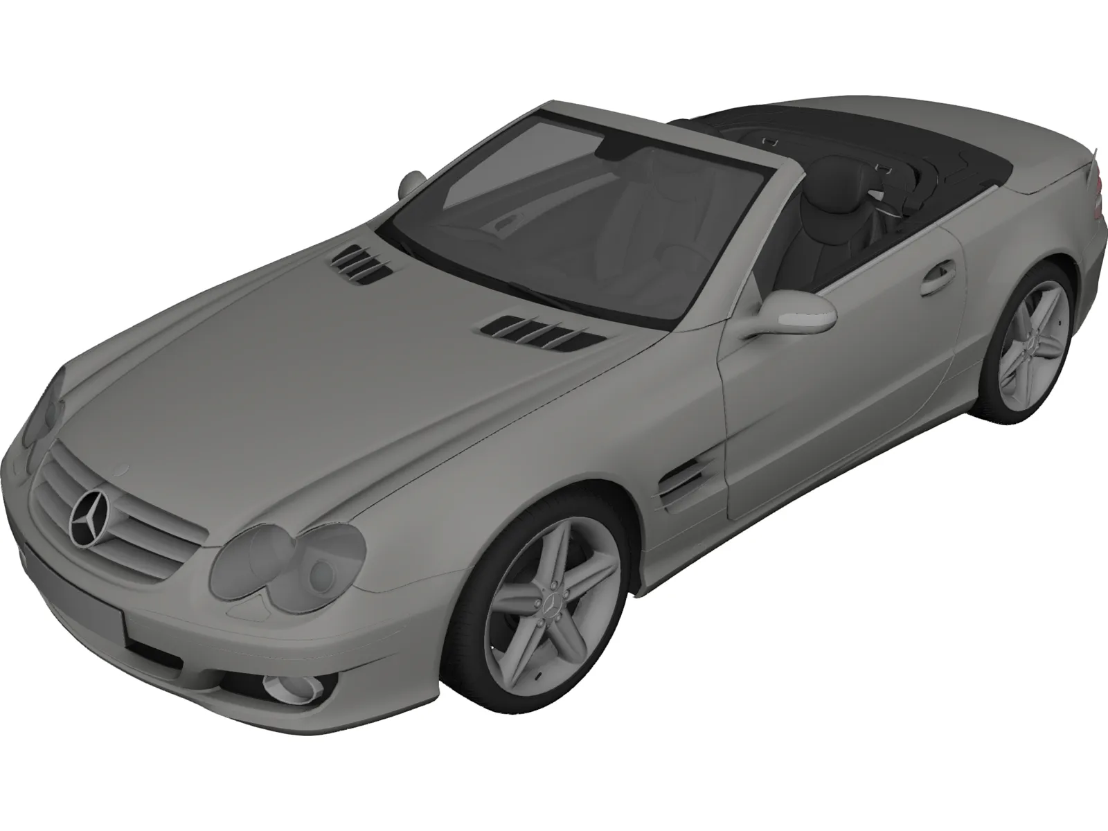 Mercedes-Benz SL500 (2009) 3D Model