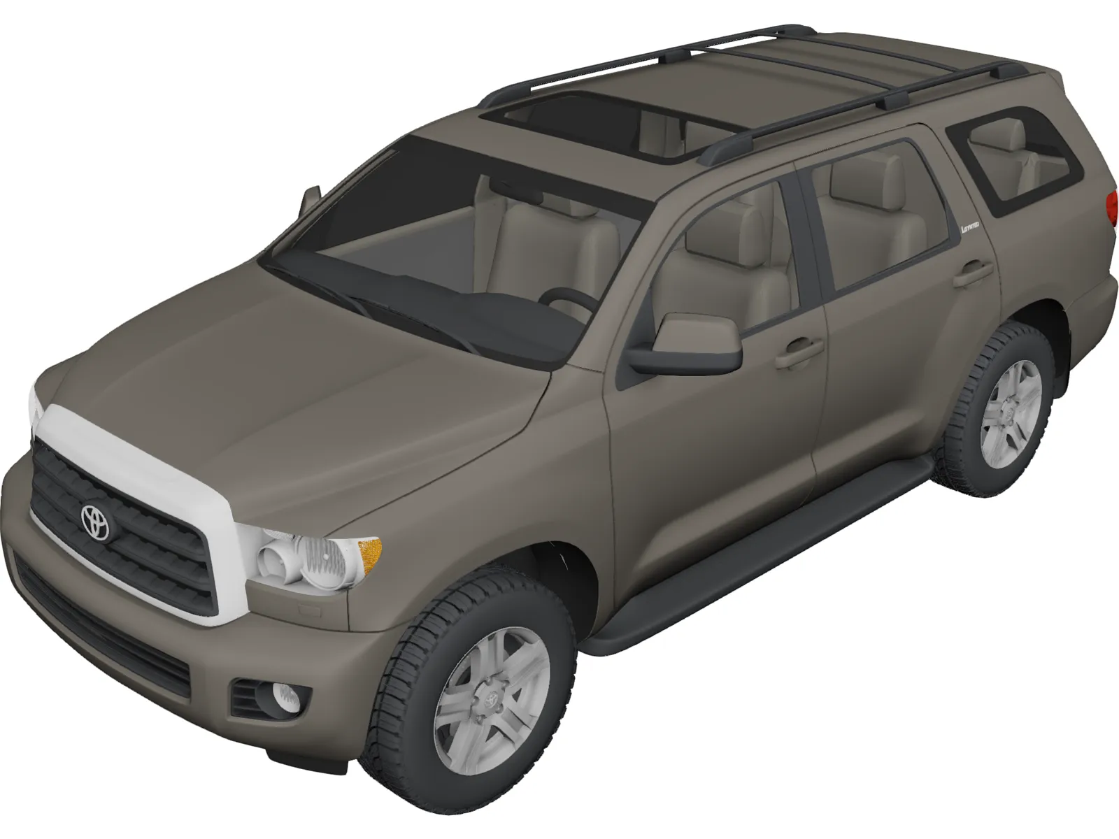 Toyota Sequoia (2010) 3D Model