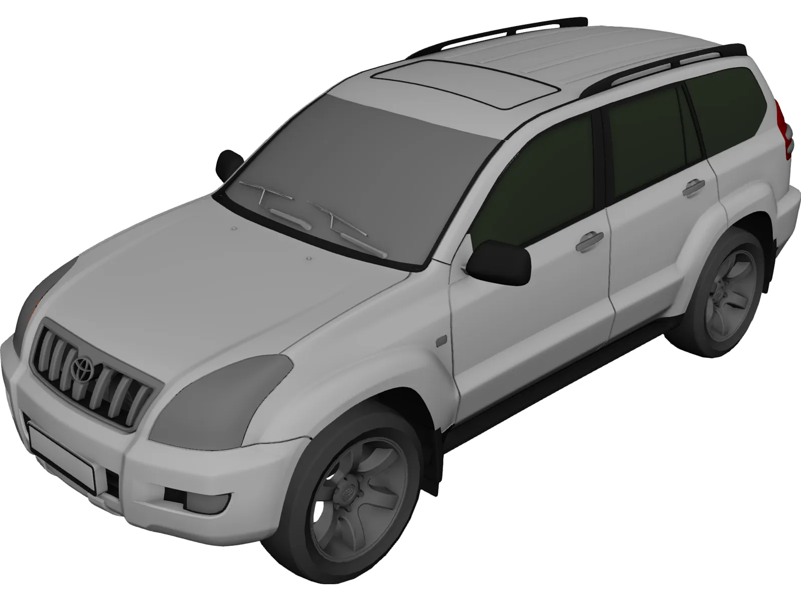 Toyota Land Cruiser Prado 120 (2010) 3D Model