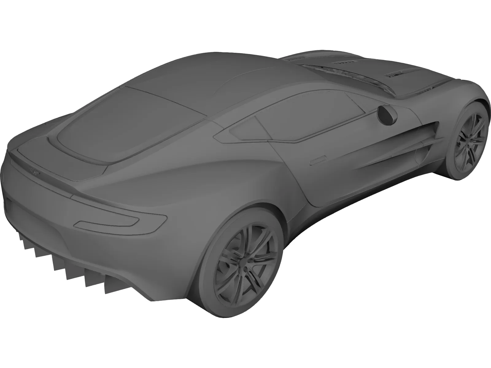 Aston Martin One-77 3D Model