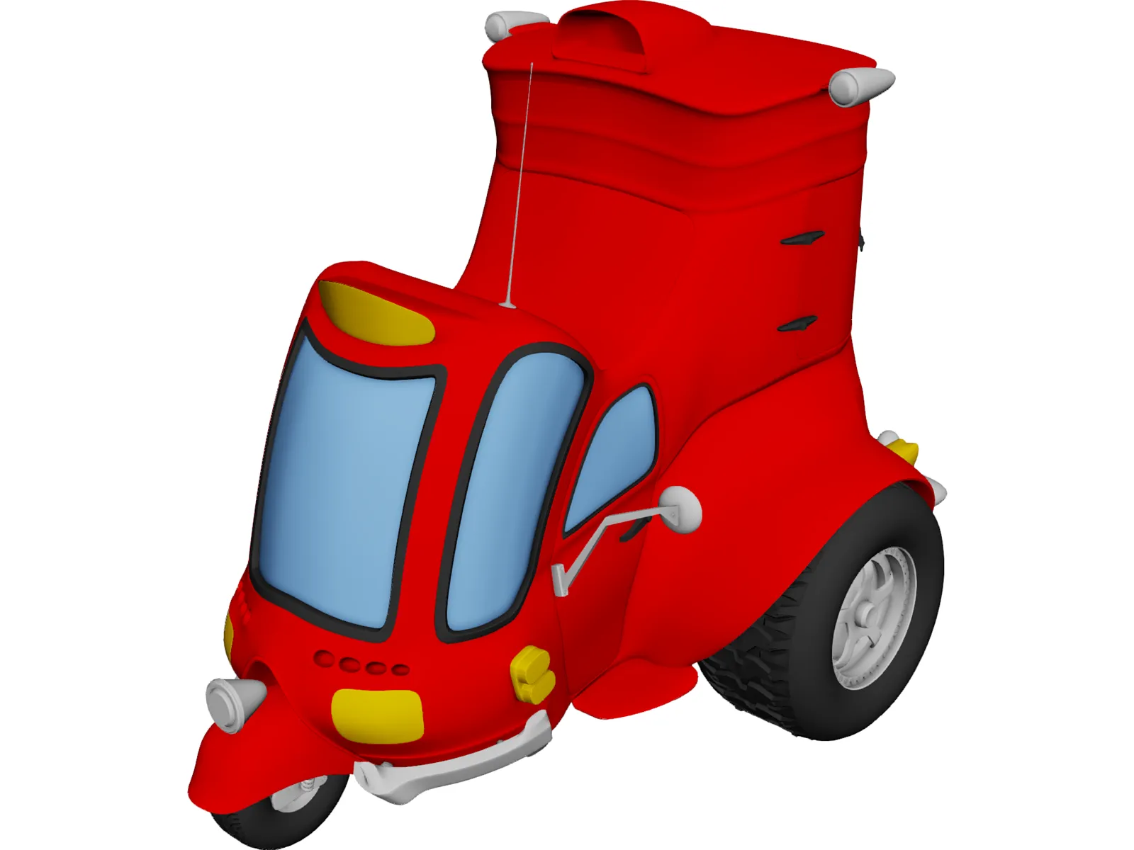 Tuc-Tuc 3D Model