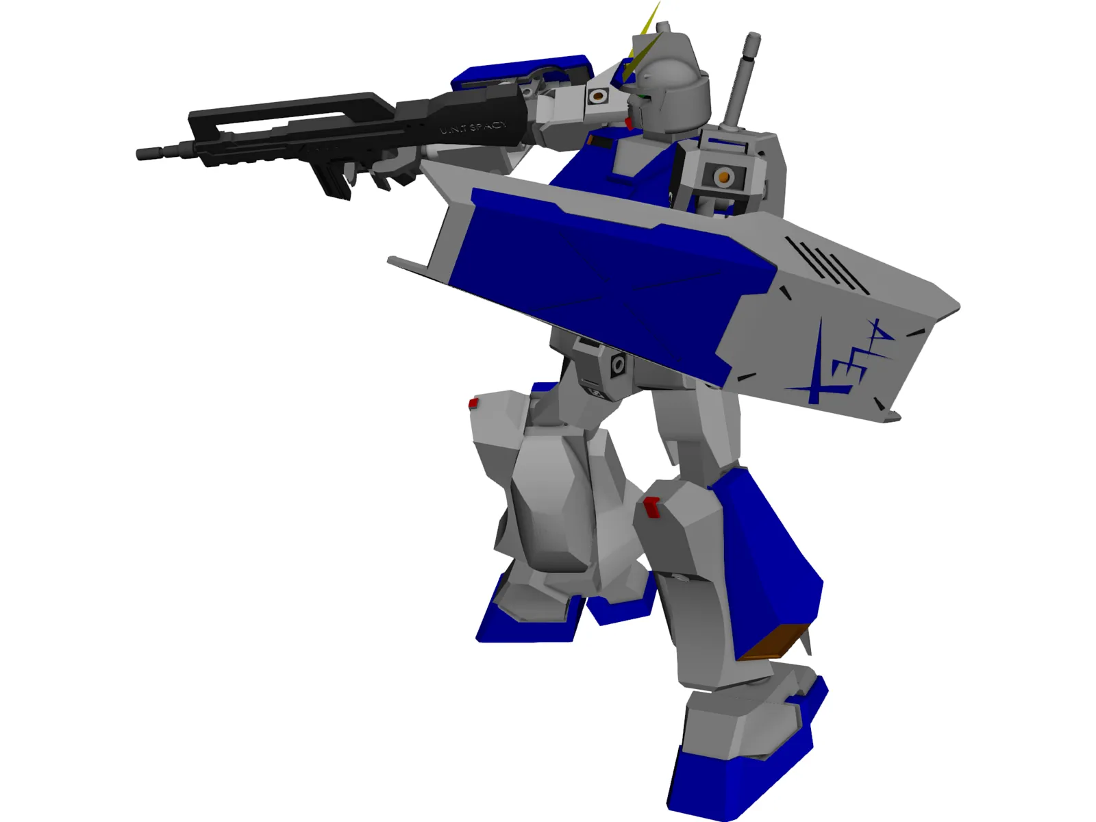 Gundam Alex RX-78 NT-1 3D Model