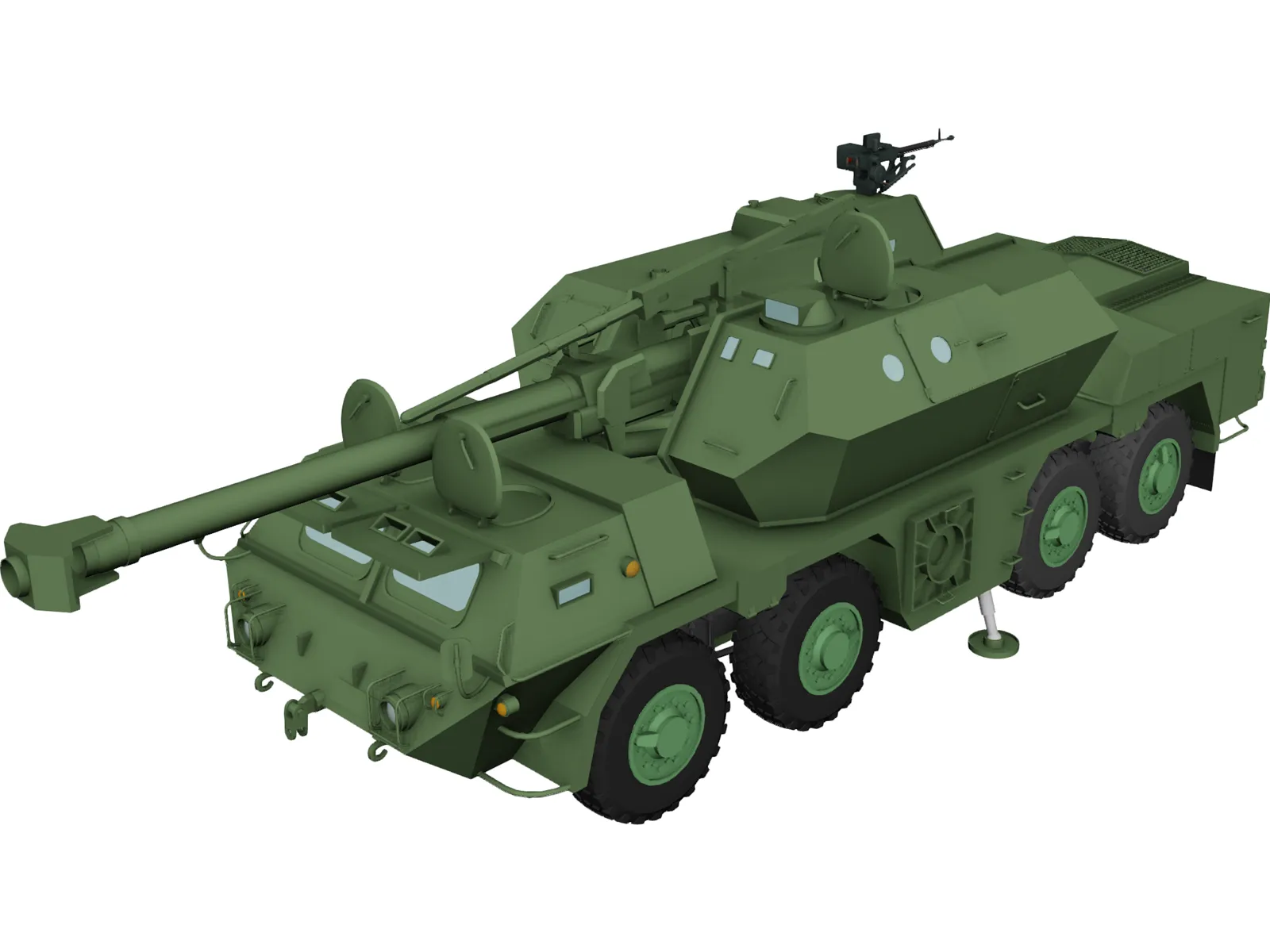 ShKH vz.2000 Dana 155mm 3D Model