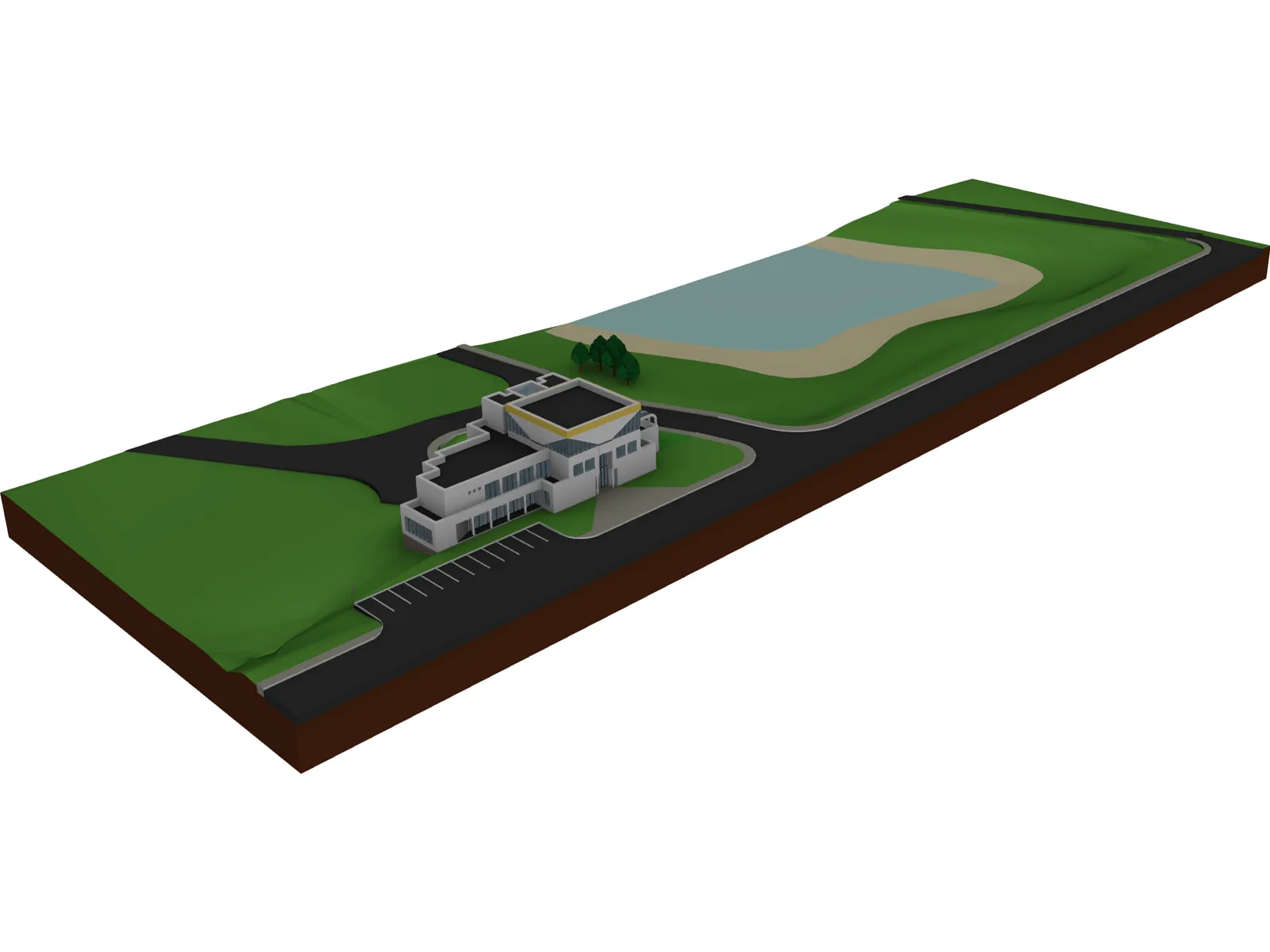 Recreational Complex 3D Model