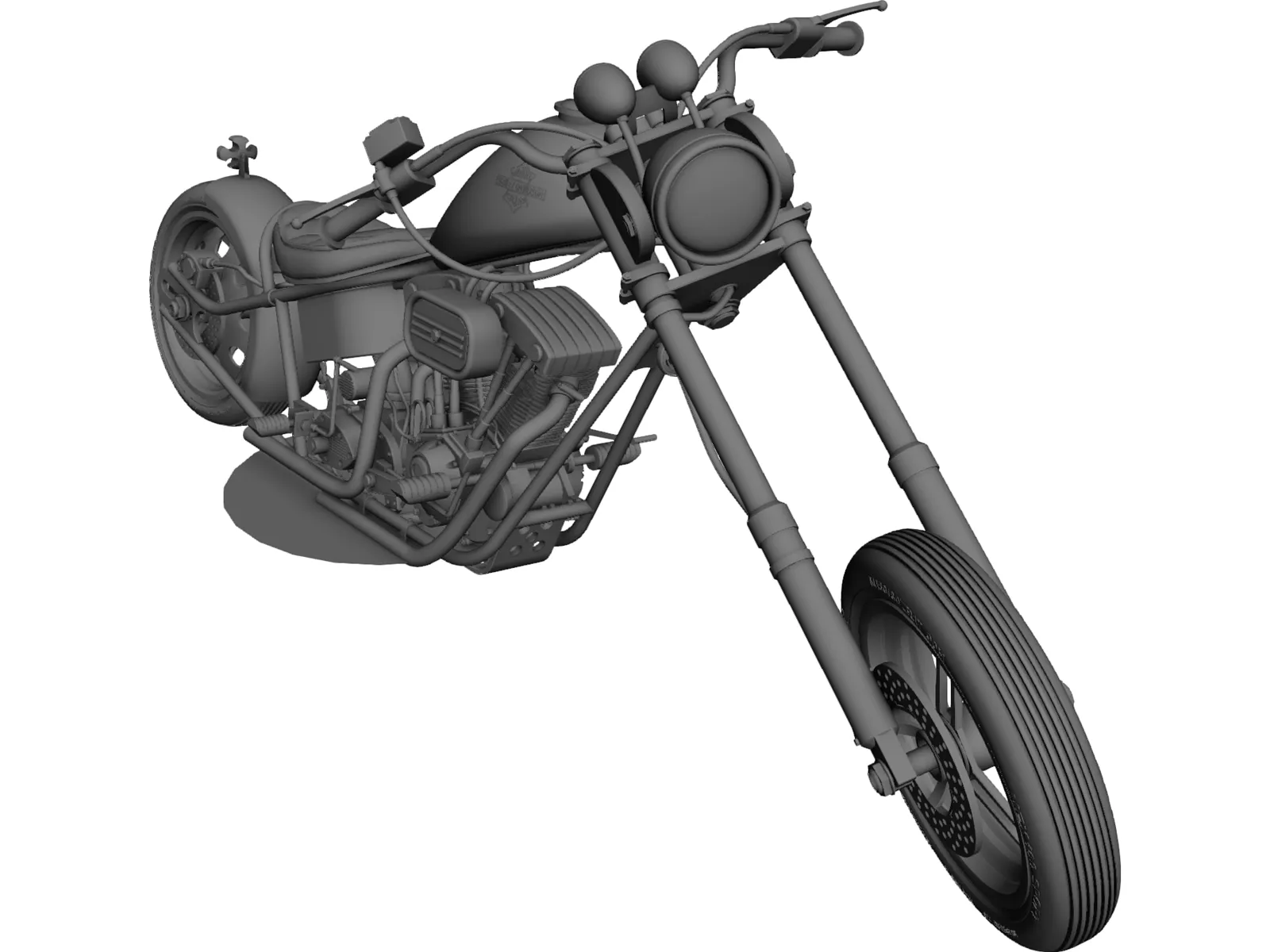 Harley-Davidson 3D Model