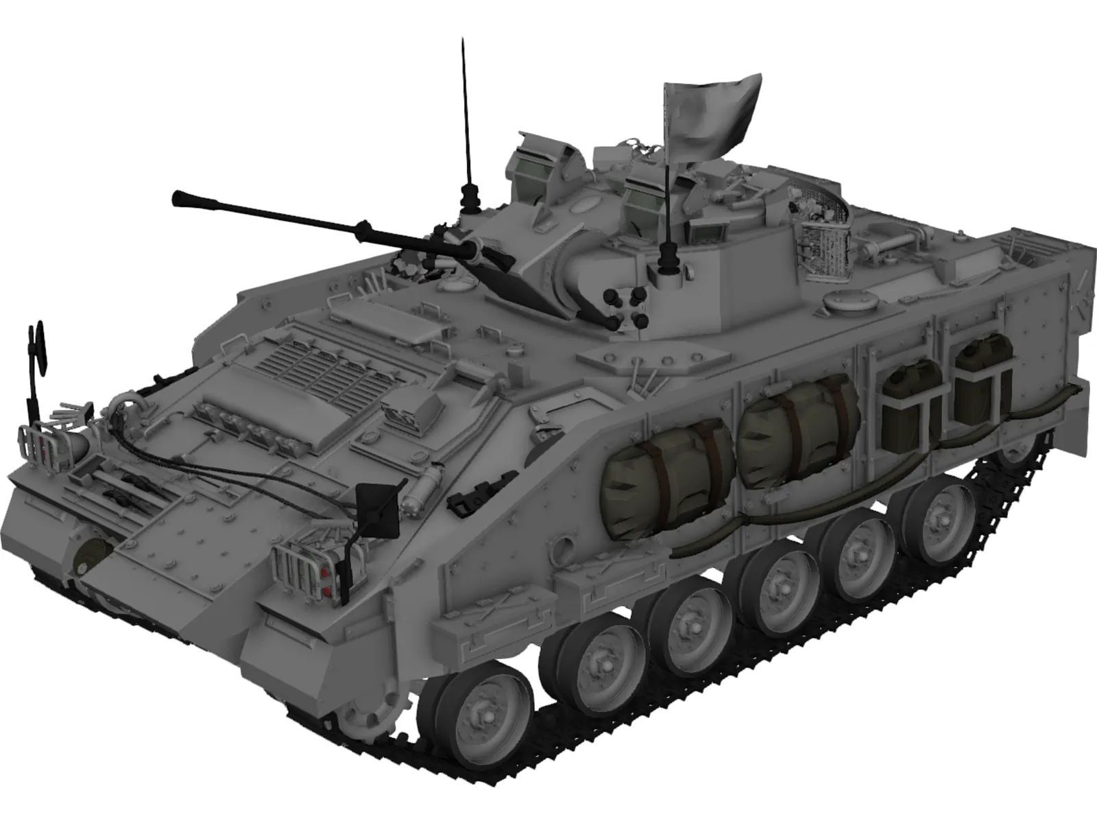 Warrior MCV UN 3D Model