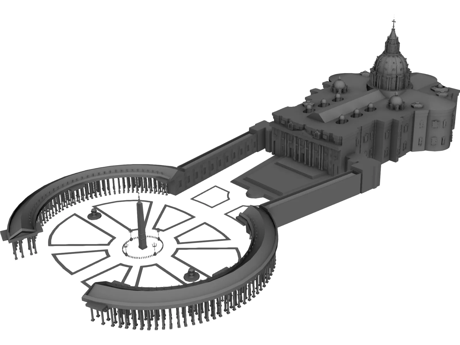 Vatican Cathedral 3D Model