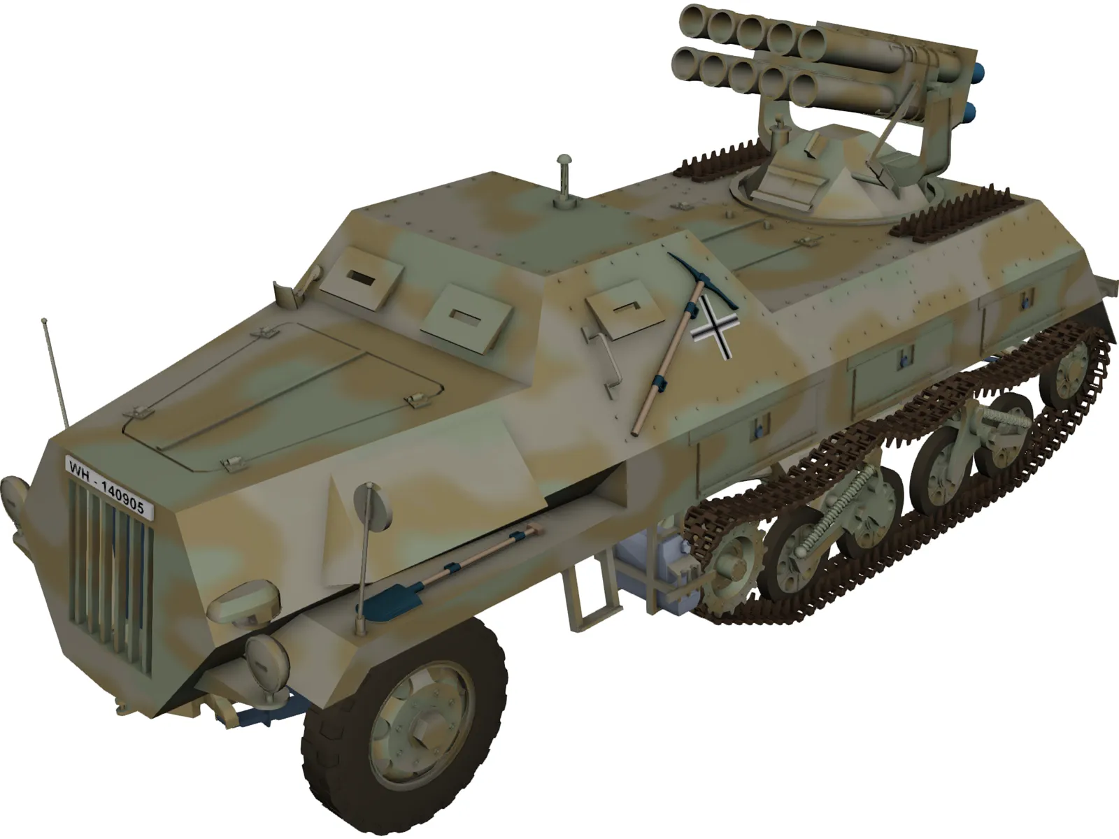 Panzerwerfer 42 3D Model