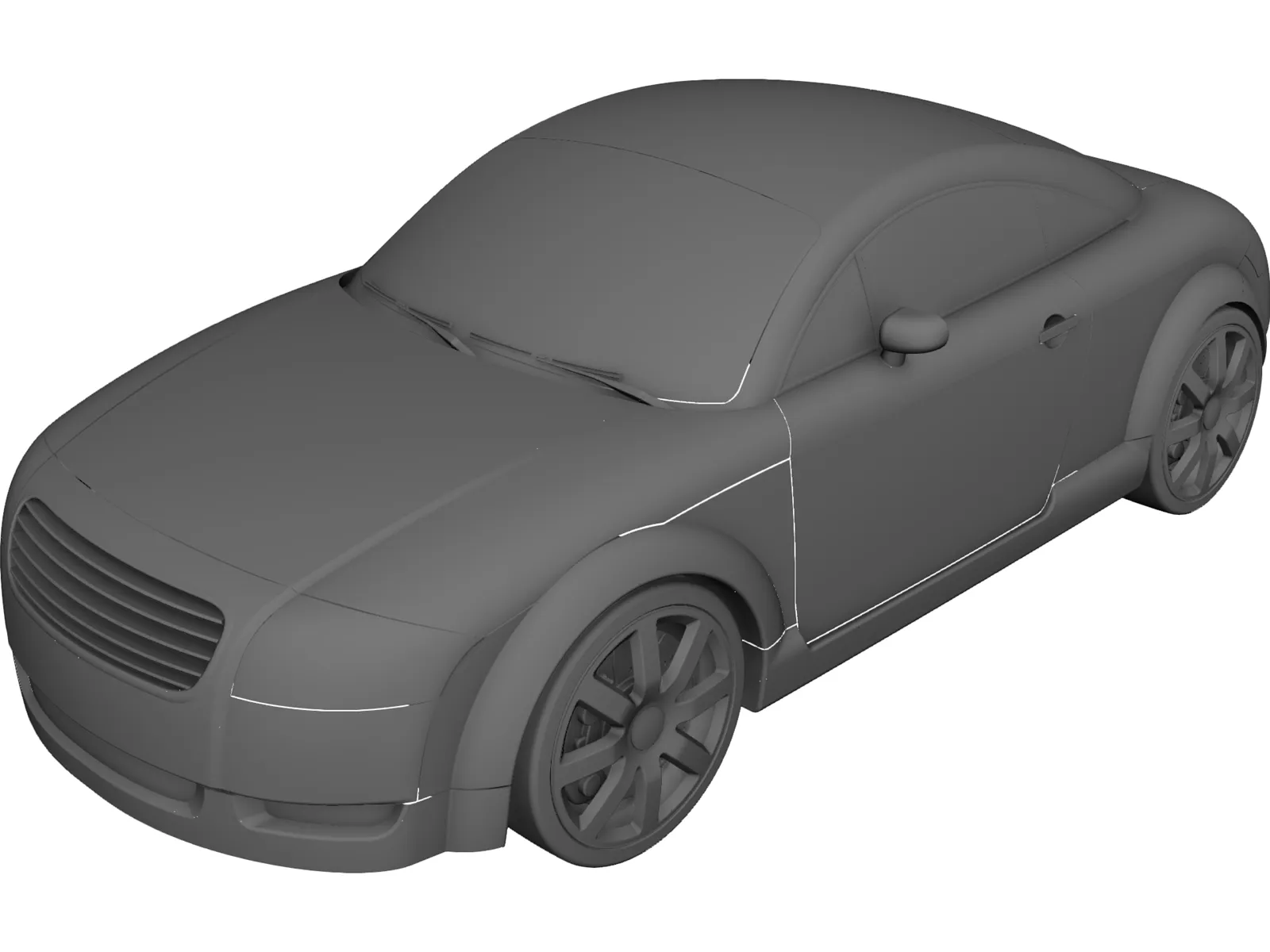 Audi TT CAD Model 3DCADBrowser