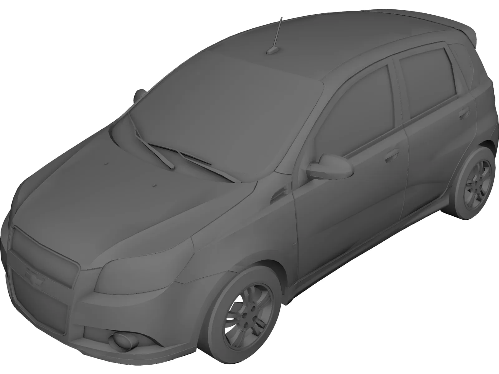 Chevrolet Aveo Hatchback 3D Model