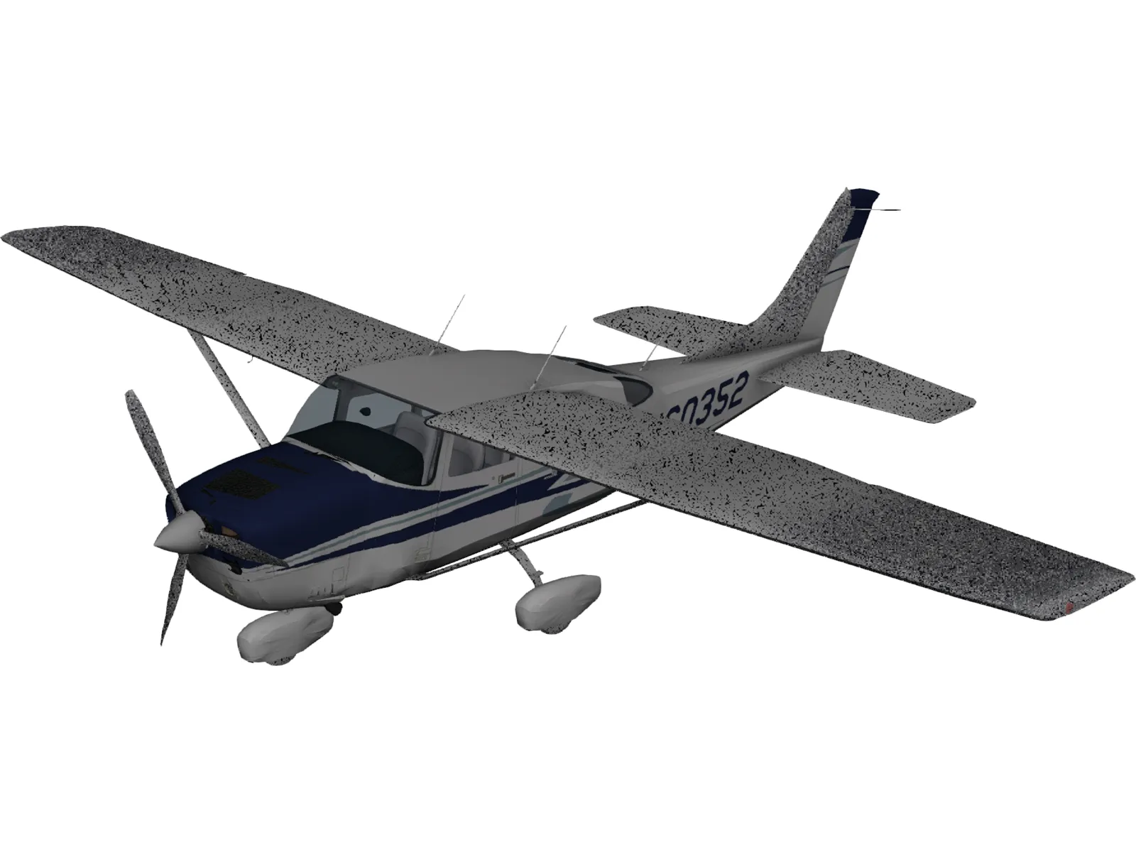 Cessna 206 Stationair 3D Model