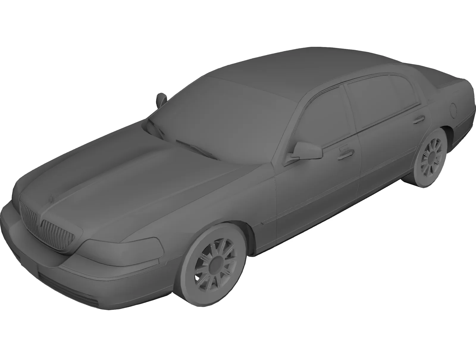 Lincoln Town Car 3D Model