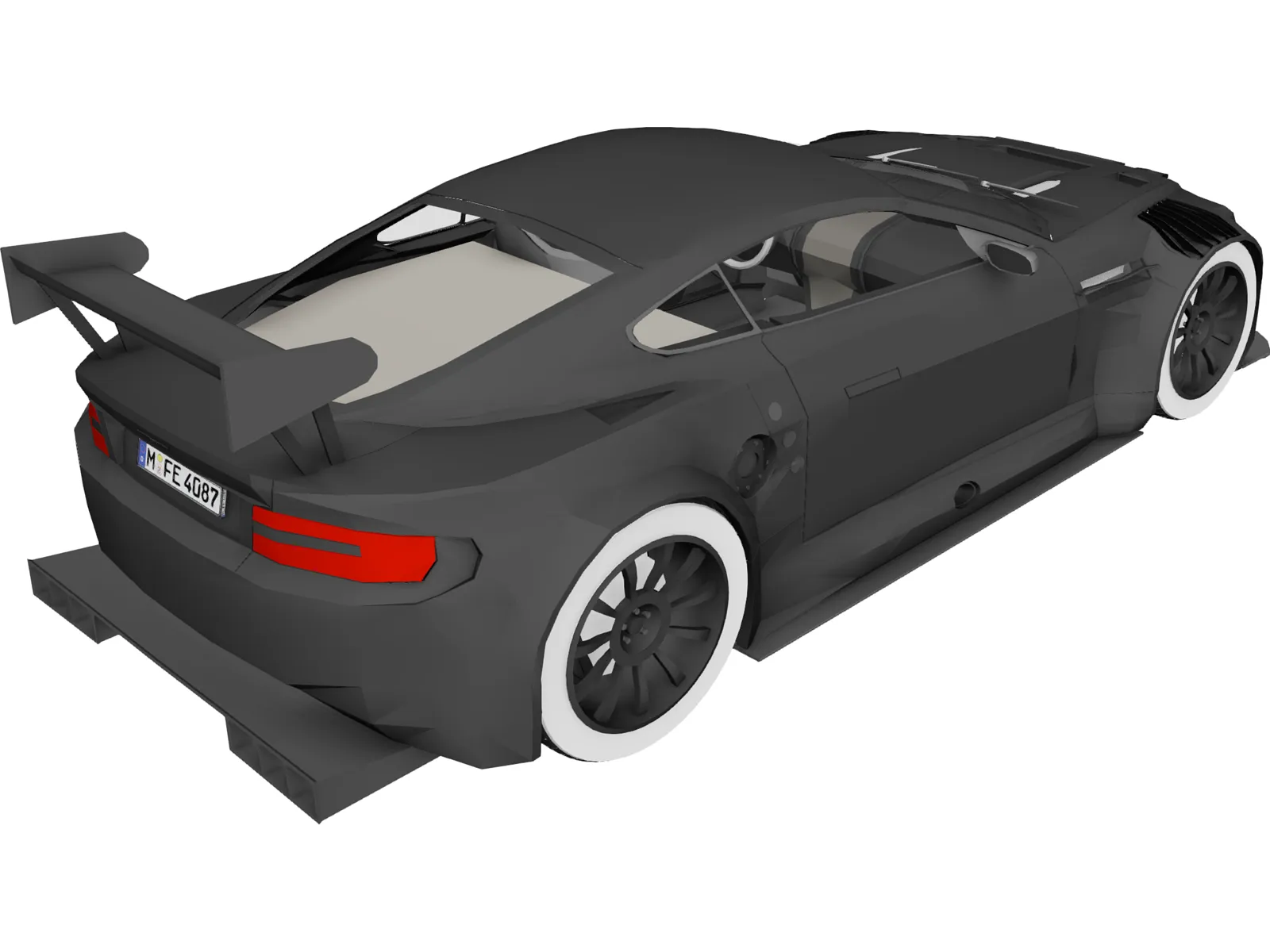 Aston Martin DBR9 3D Model