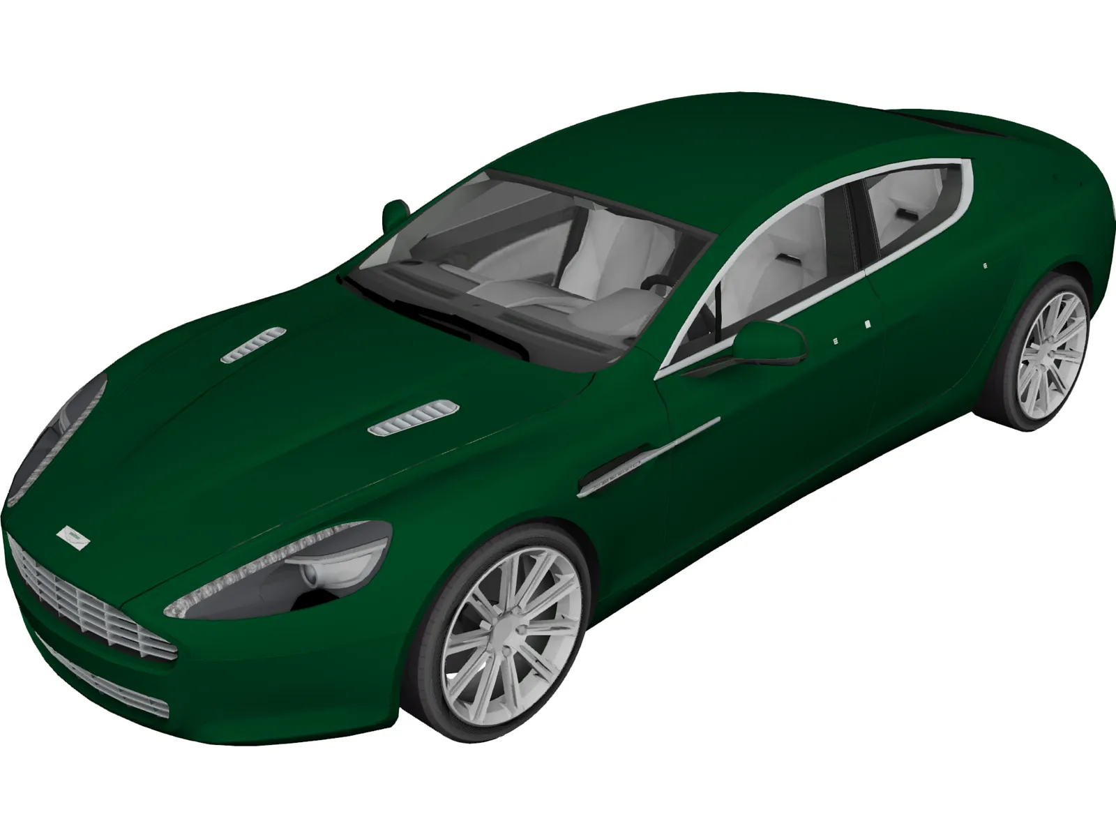 Aston Martin Rapide (2010) 3D Model