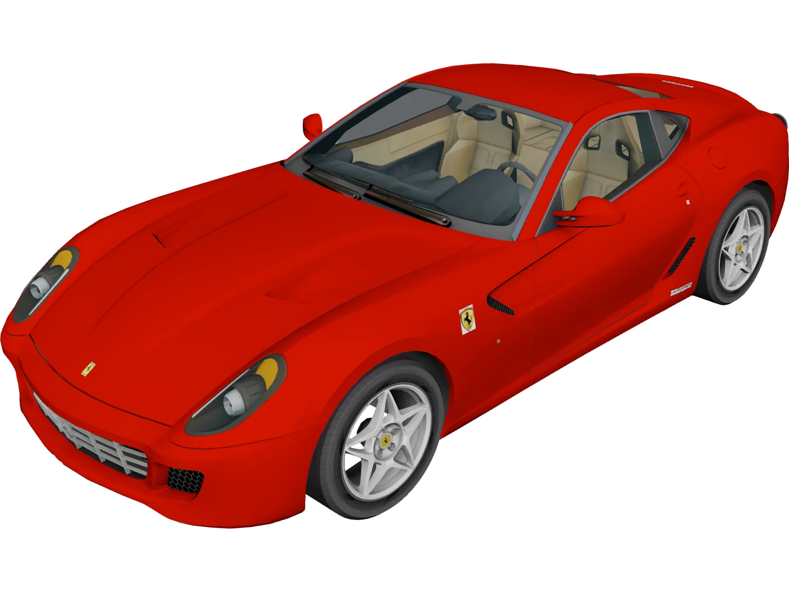 Ferrari 599 GTB Fiorano 3D Model