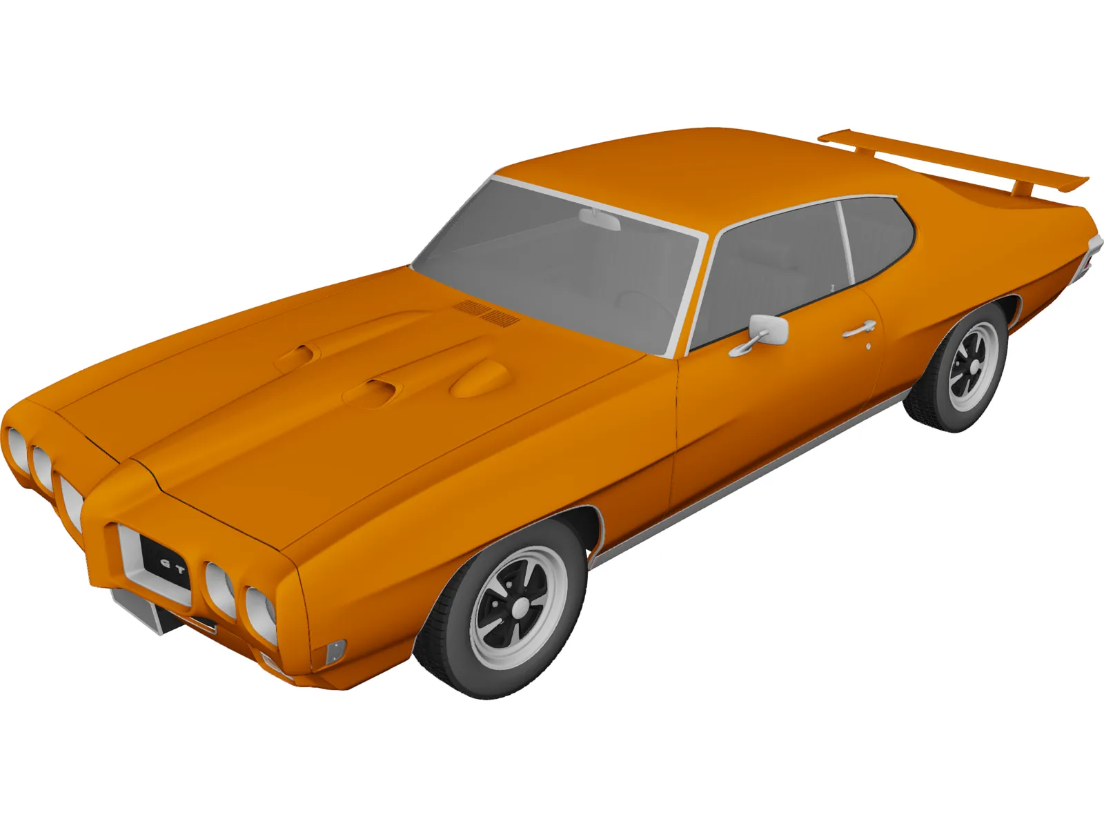 Pontiac GTO (1970) 3D Model