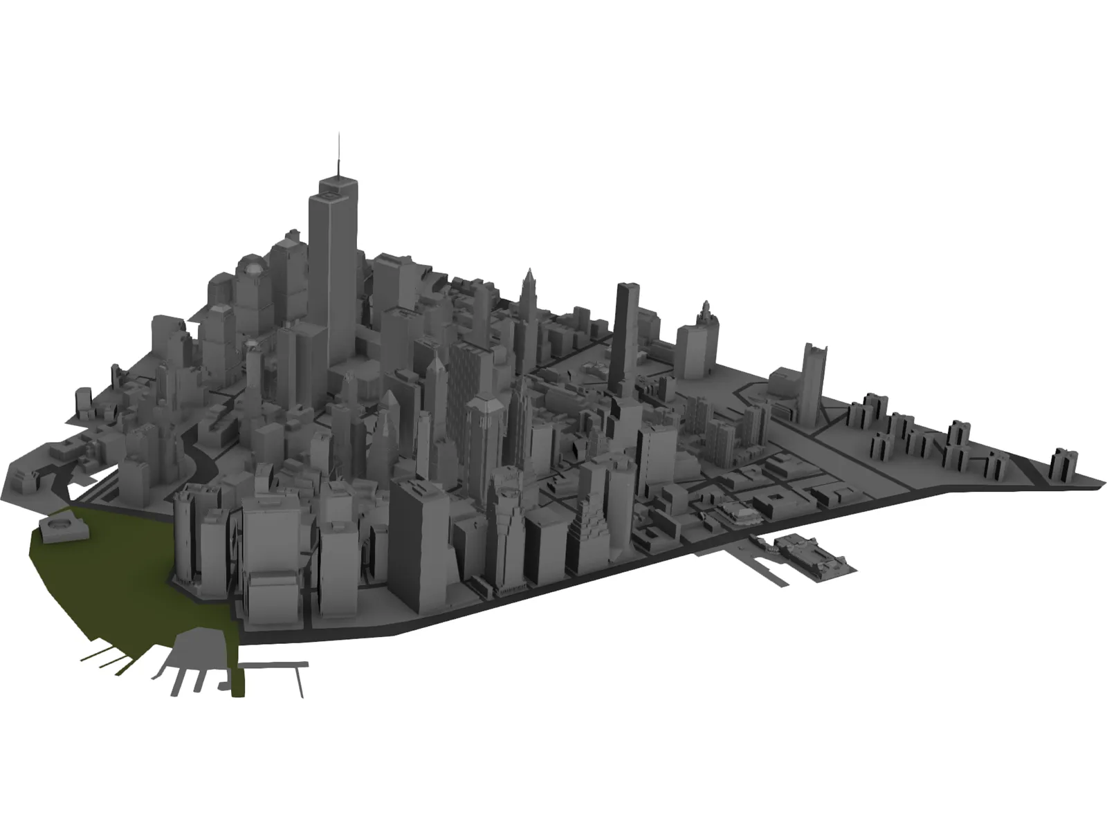 Lower Manhattan 3D Model