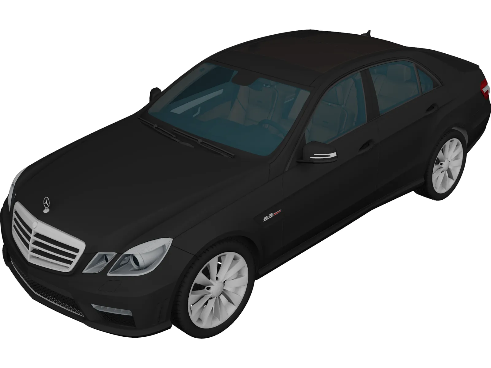 Mercedes-Benz E-Class 63 AMG (W212) 3D Model