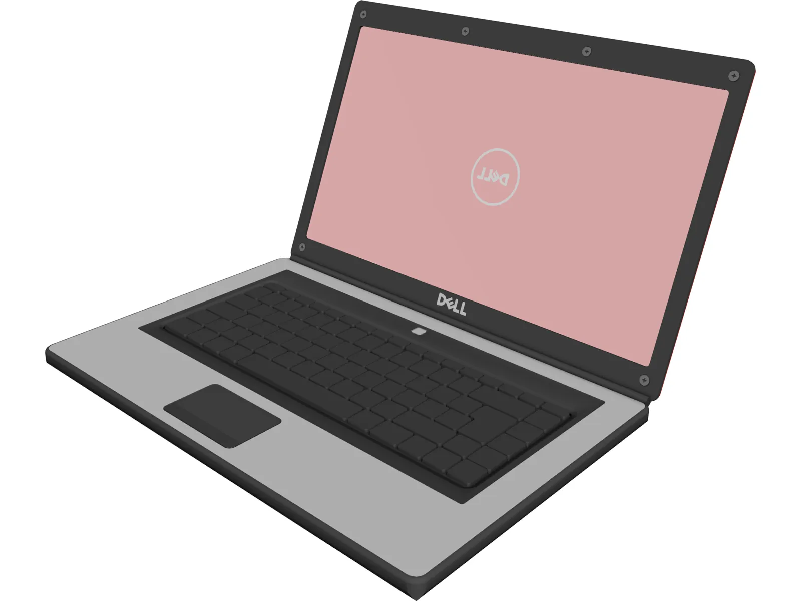 Dell Inspiron Laptop 3D Model