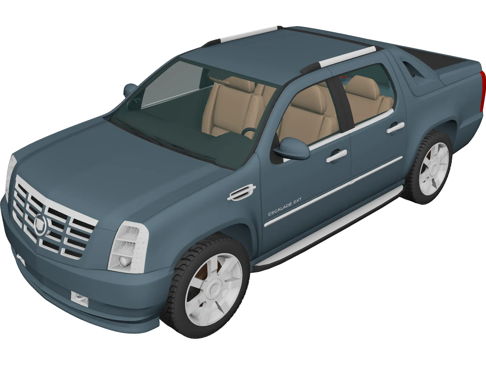 Cadillac Escalade EXT (2007) 3D Model