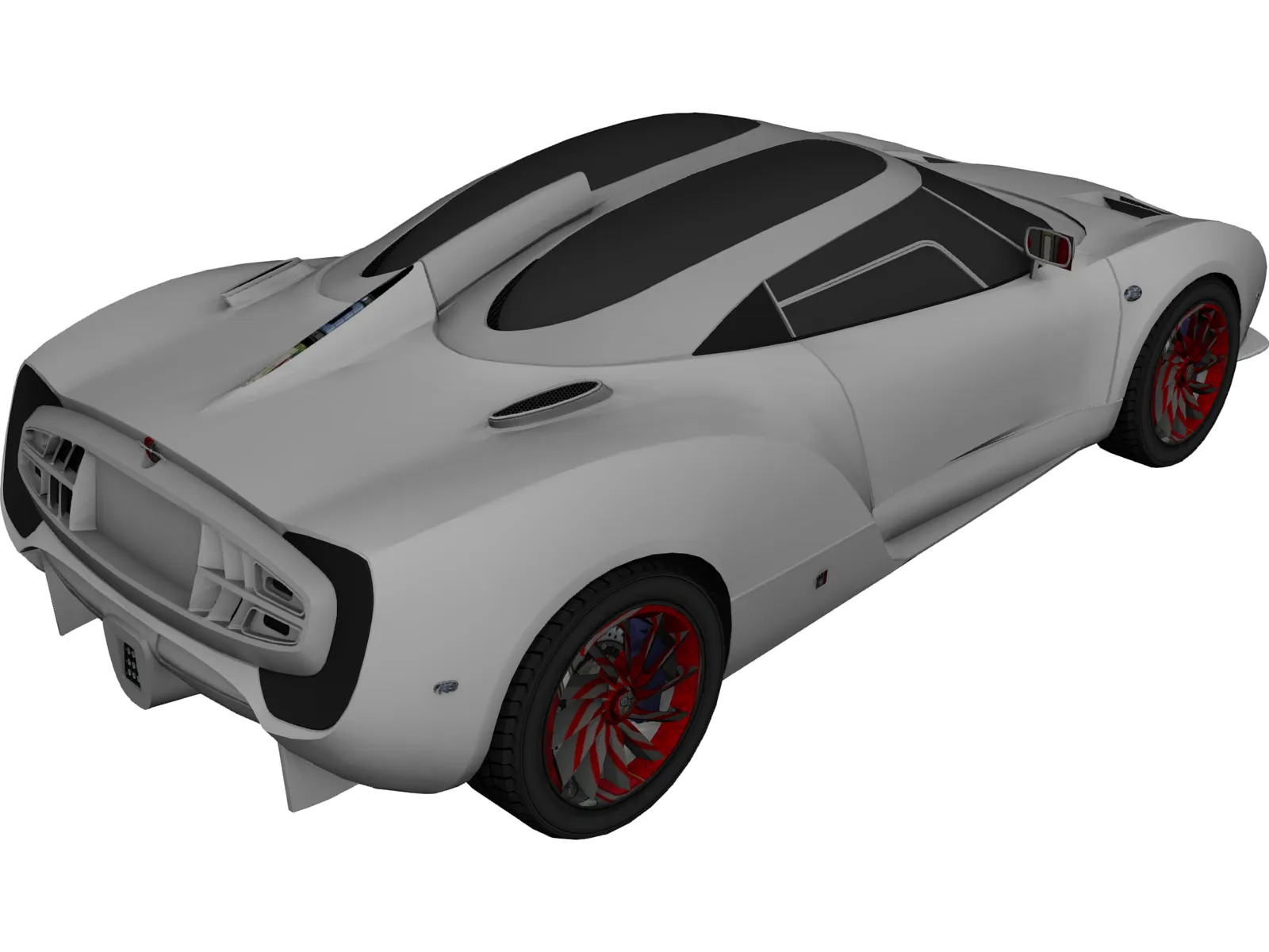 Spyker C12 Zagato 3D Model