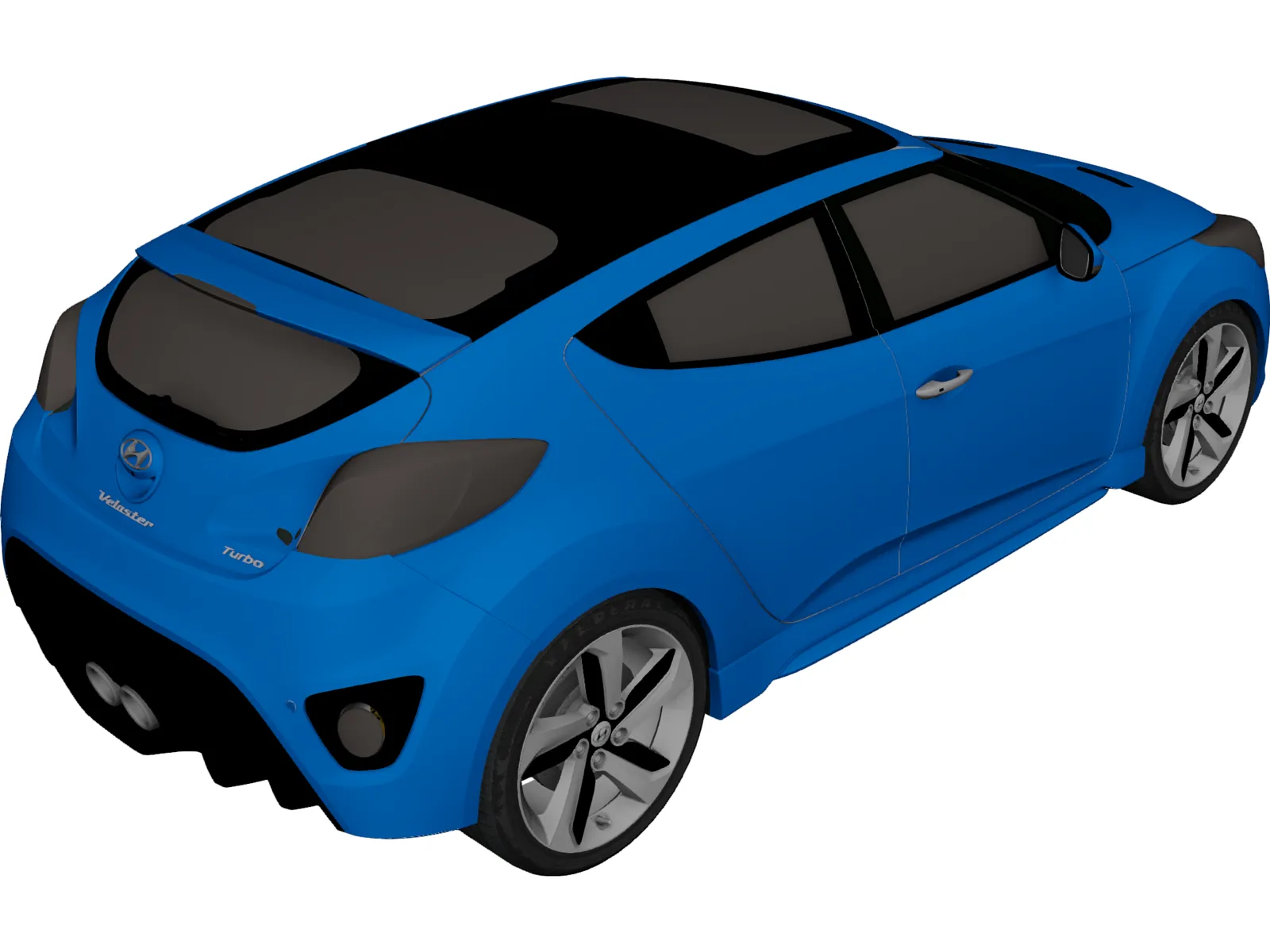 Hyundai Veloster (2012) 3D Model