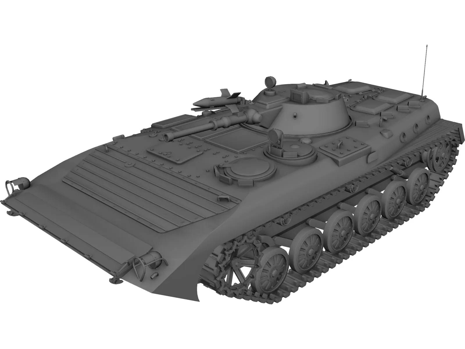 BMP Battle Infantry Vehicle 3D Model