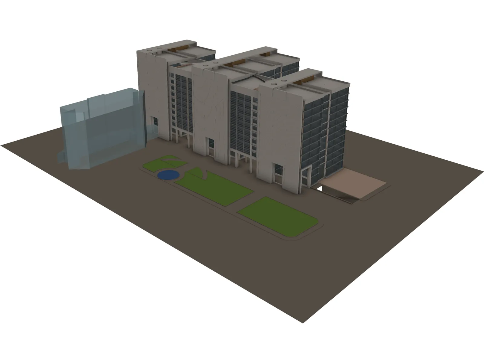 Ecology Commerce Building 3D Model