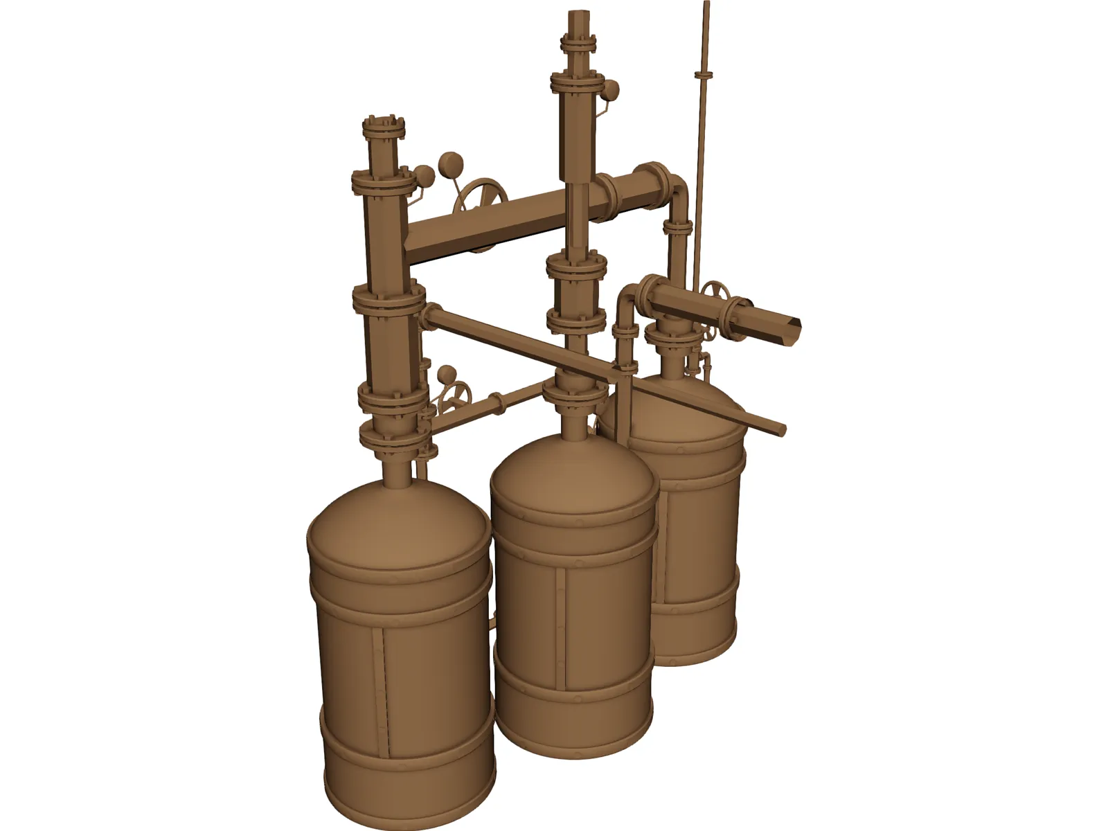 Fluid Transfer System 3D Model