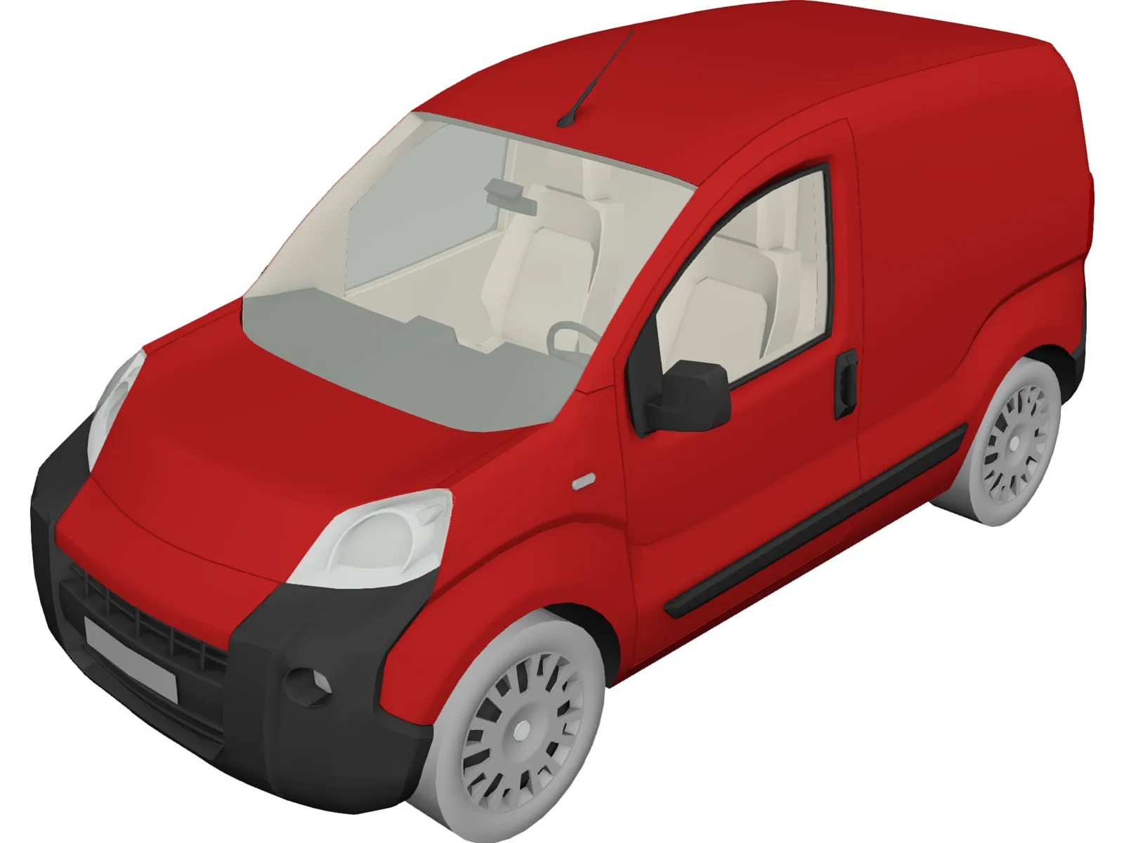 Citroen Nemo (2010) 3D Model