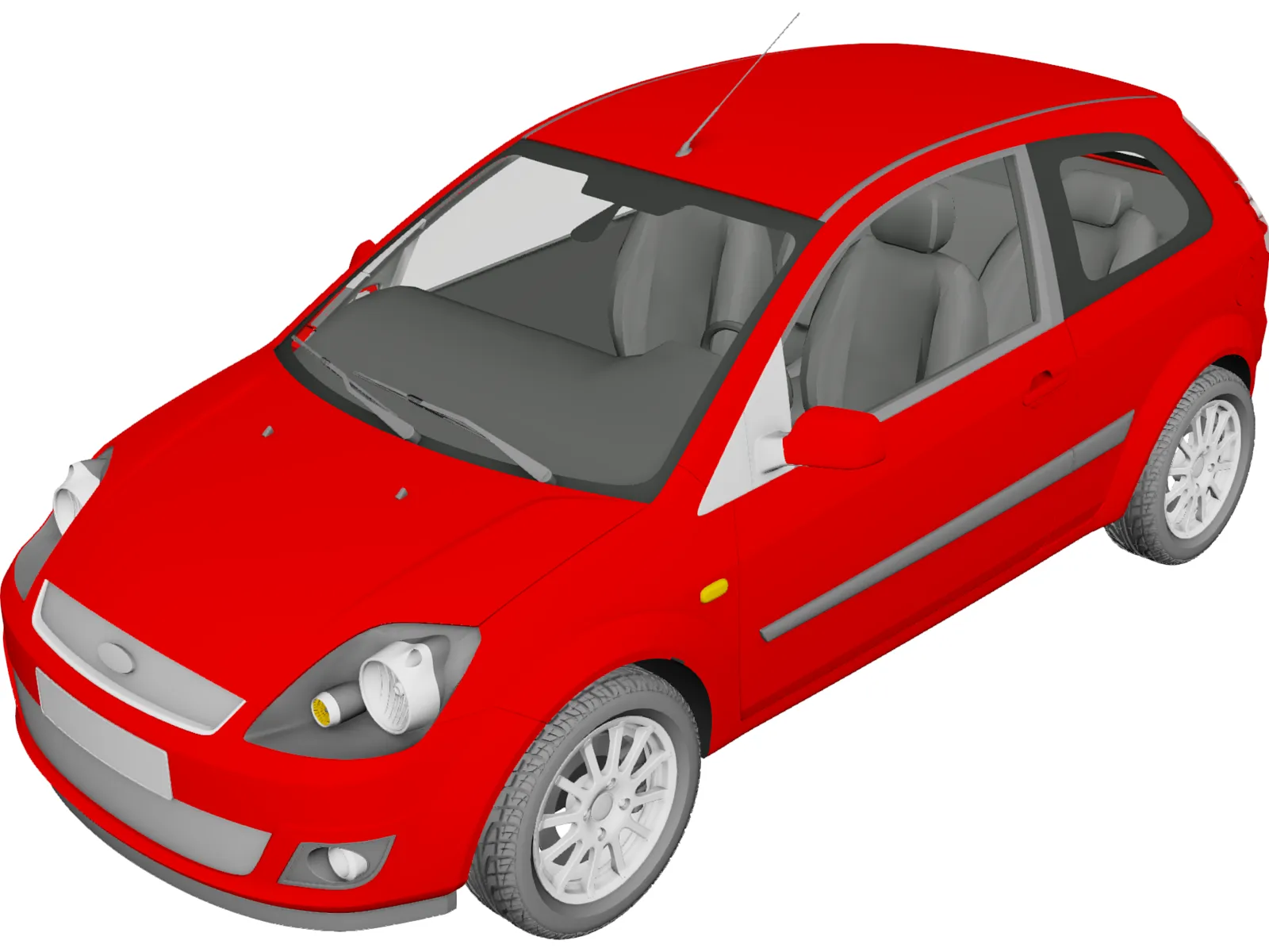 Ford Fiesta (2006) 3D Model