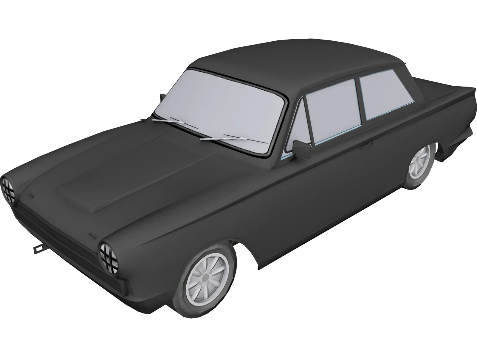 Lotus Cortina GT 3D Model