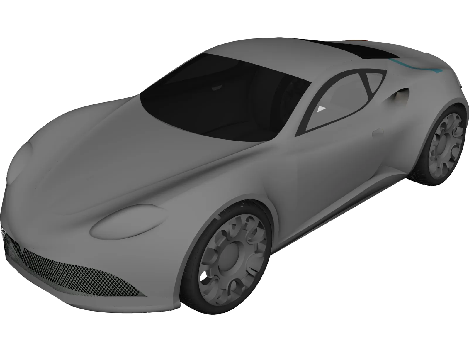 Sports Car Concept 3D Model