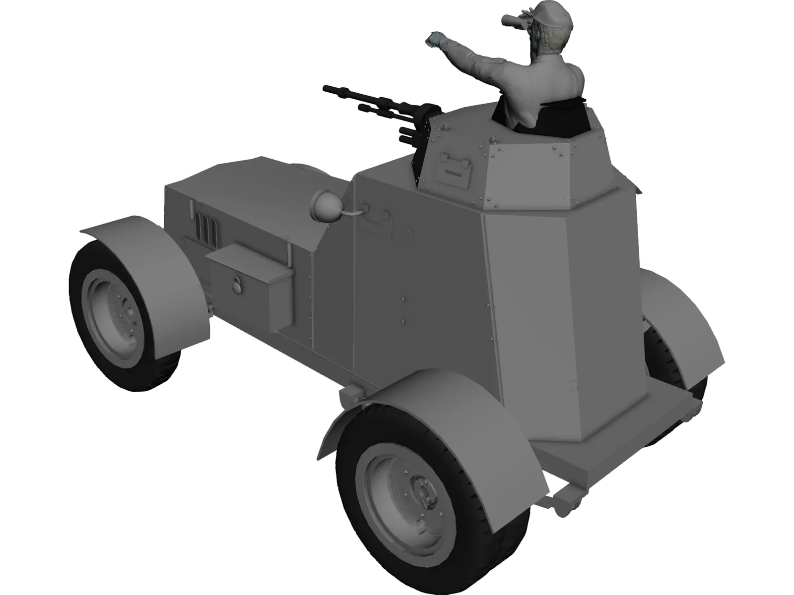 Wz.34 3D Model