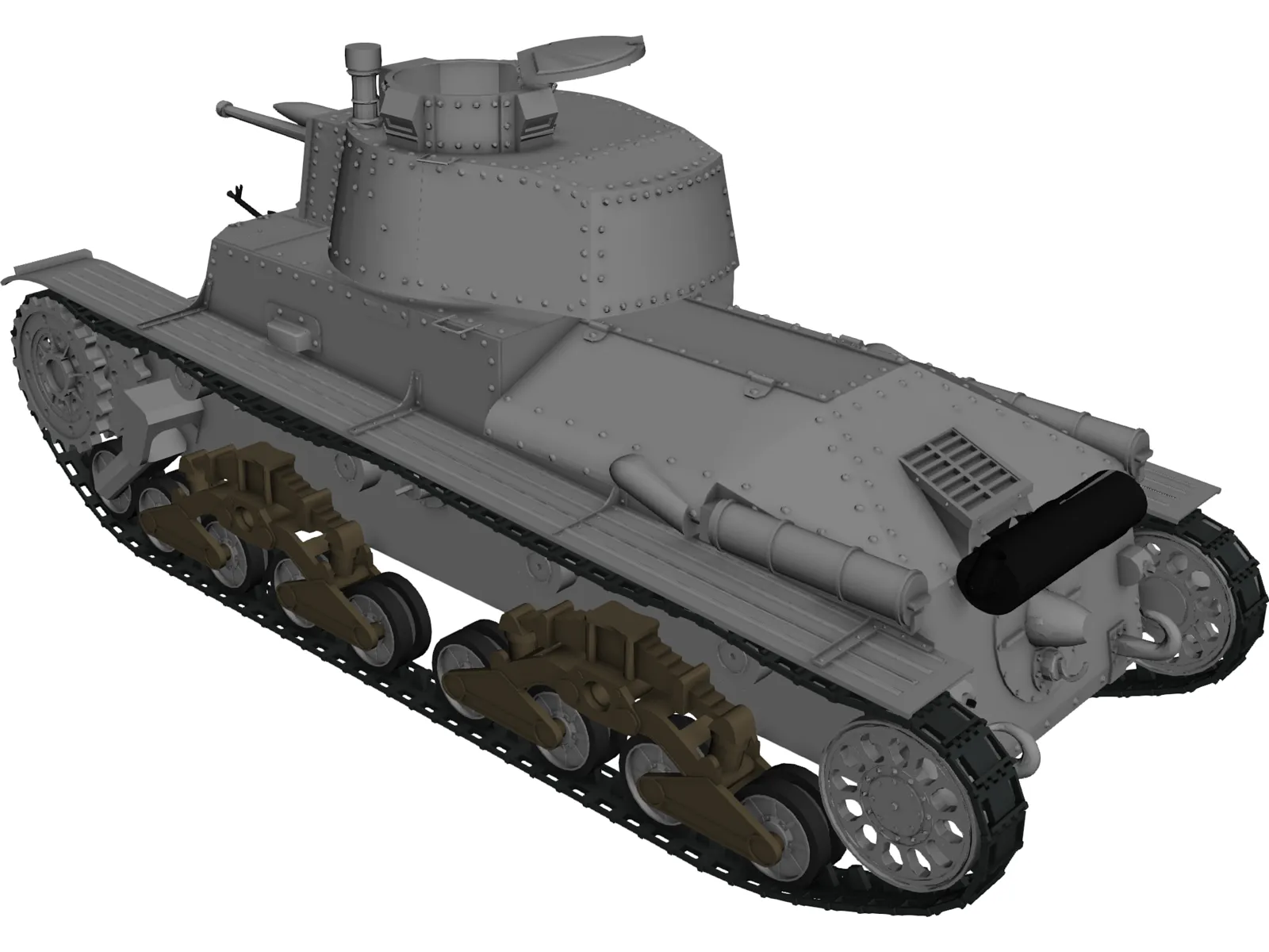 Pzkfw 35(t) 3D Model