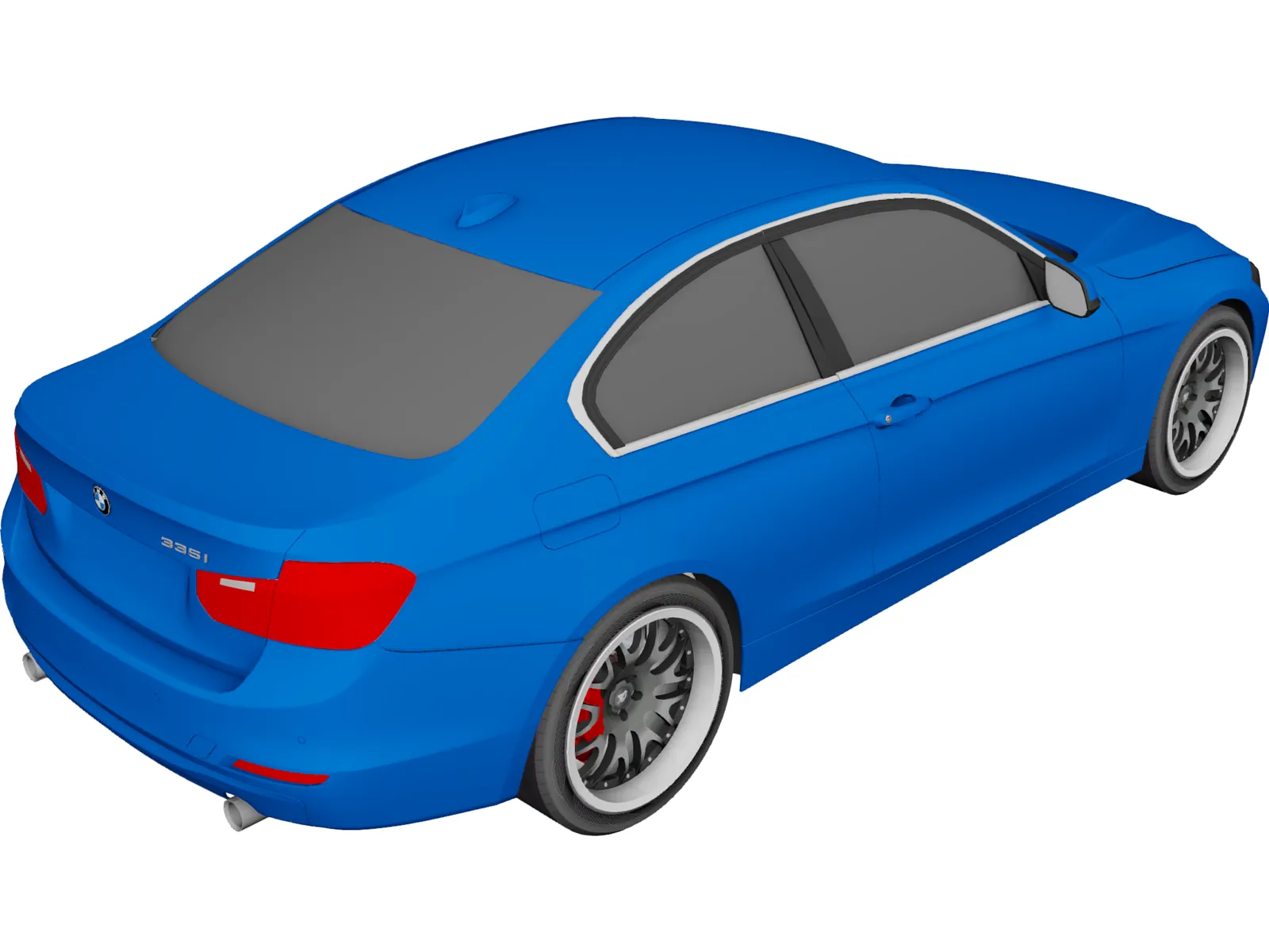 BMW 335i F30 Coupe 3D Model