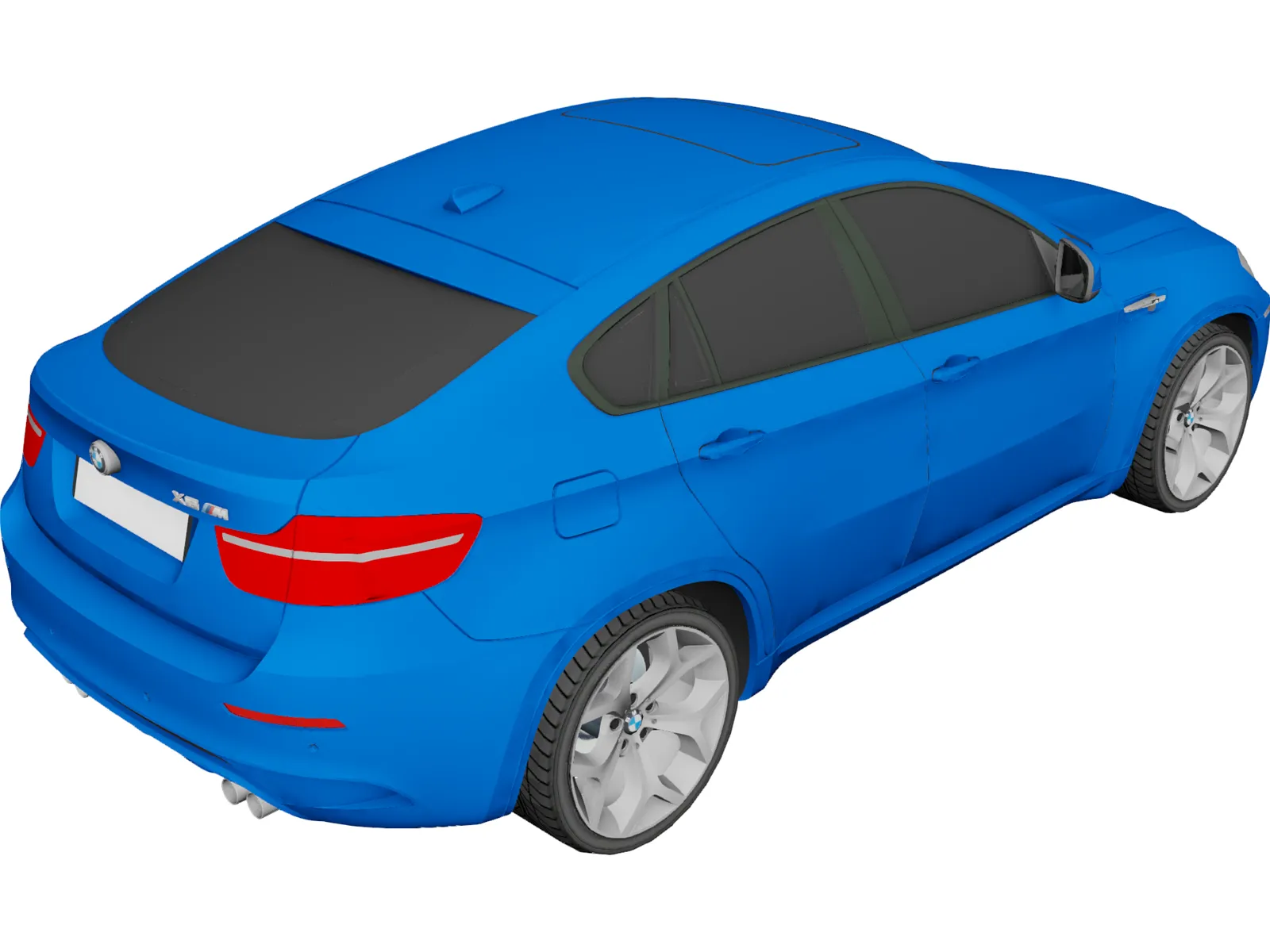 BMW X6M (2010) 3D Model