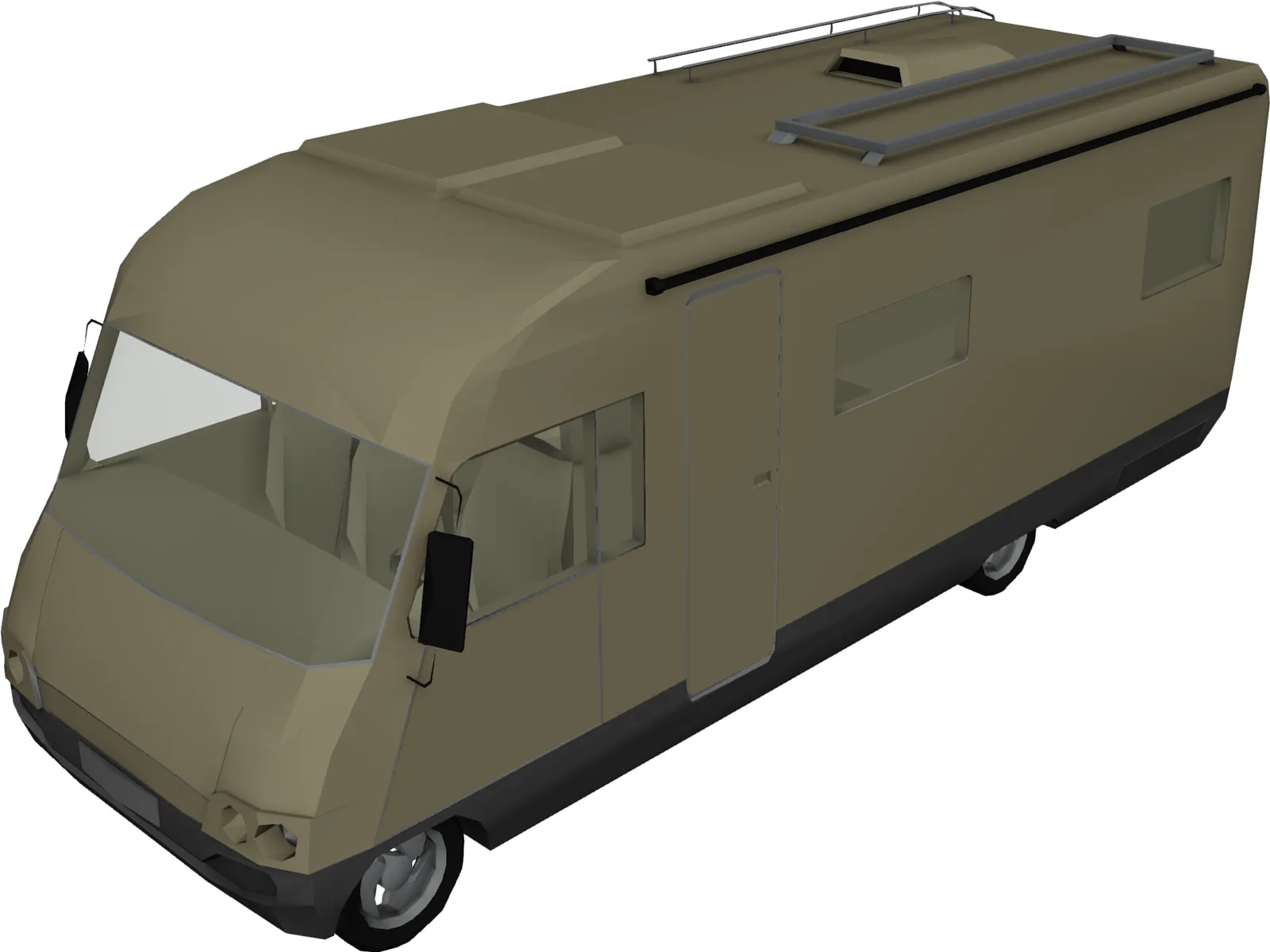 Hymer Camper 3D Model