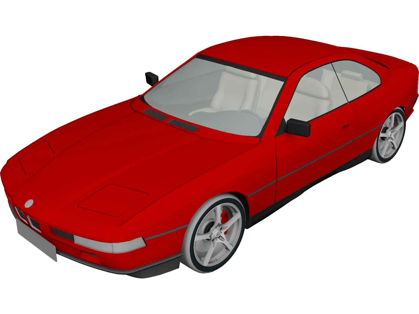 BMW 850i 3D Model