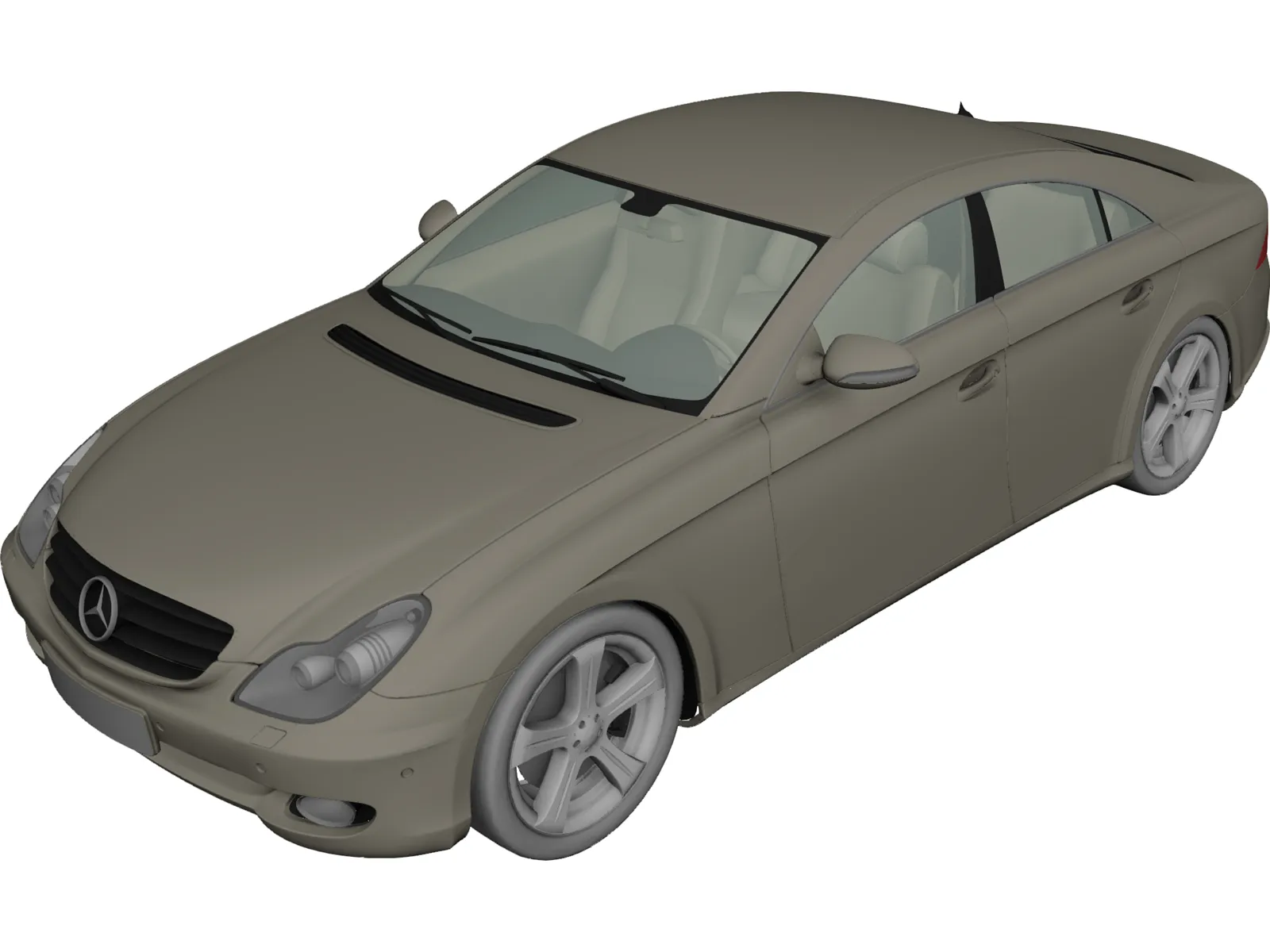 Mercedes-Benz CLS500 (2004) 3D Model