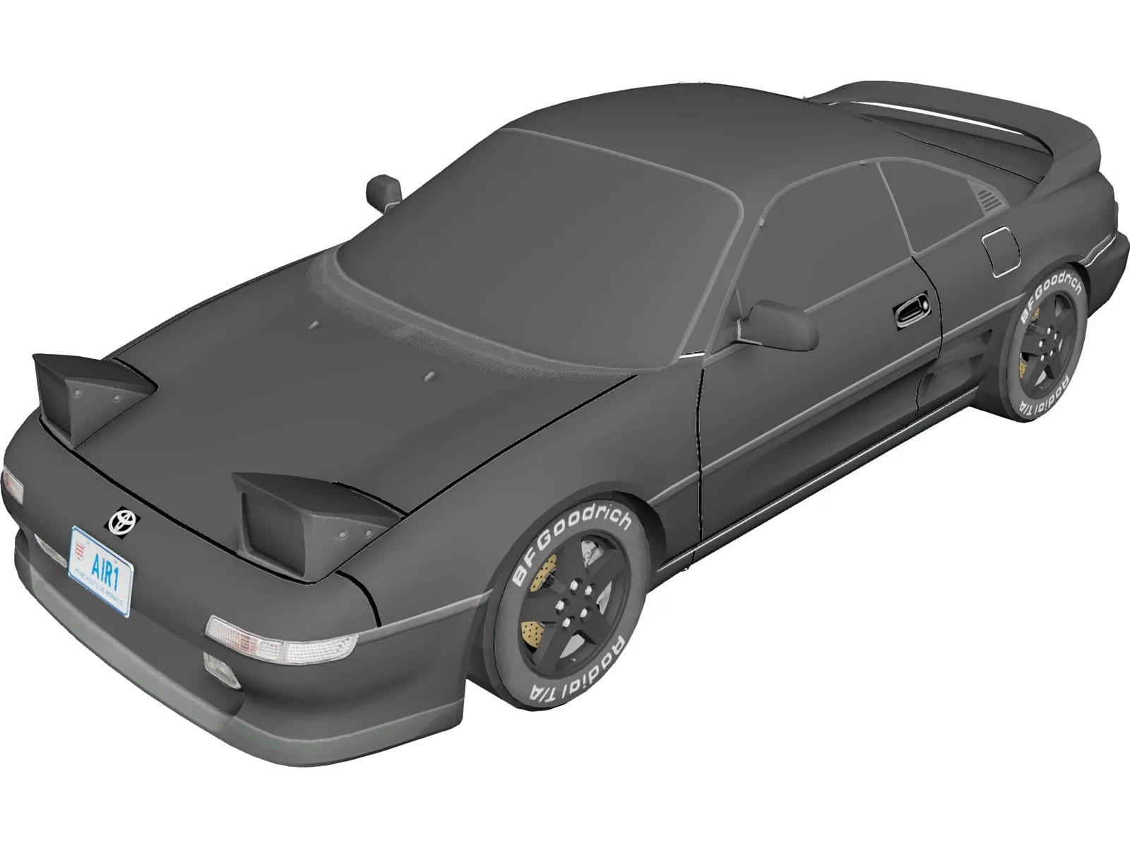 Toyota MR2 (1990) 3D Model