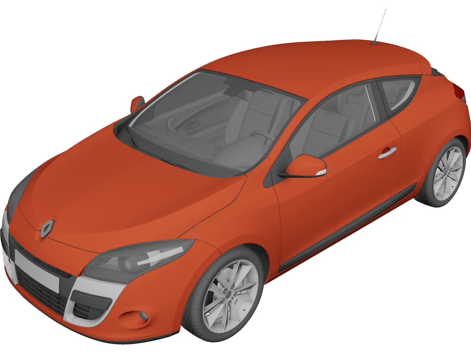 Renault Megane Coupe 3D Model