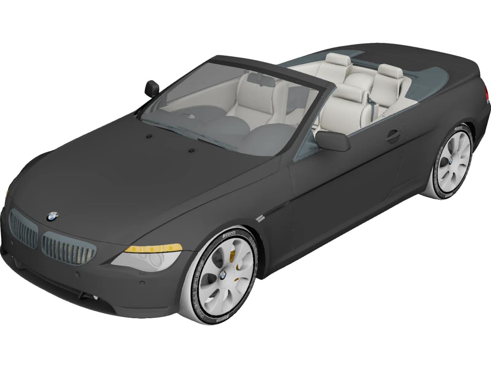 BMW 6-Series Convertible 3D Model