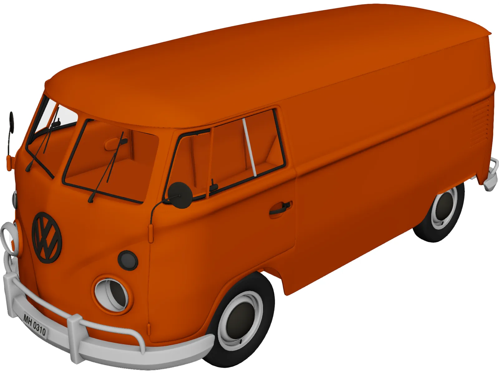 Volkswagen Transporter T1 3D Model