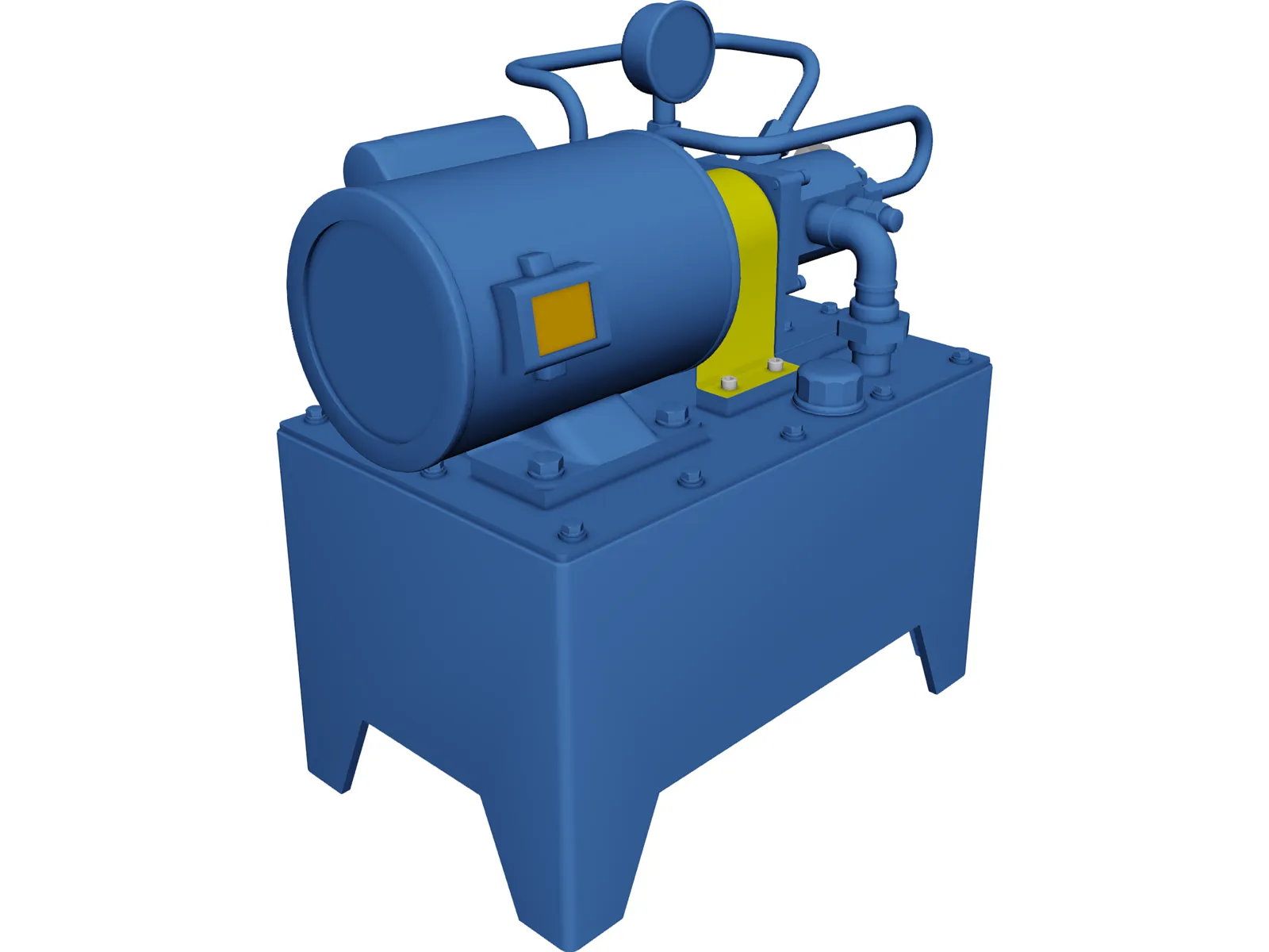 Tank Hydraulic 3D Model