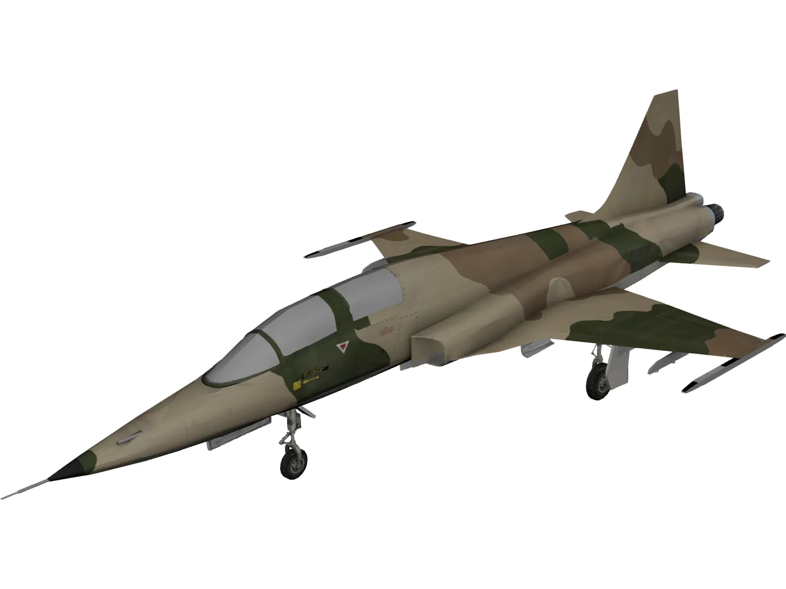 Northrop F-5E Tiger II 3D Model