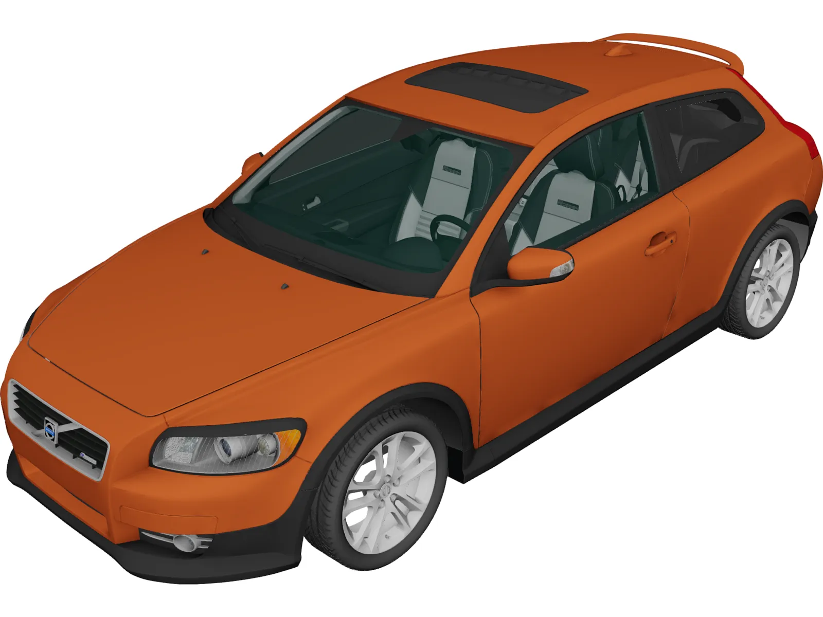 Volvo C30 T5 R-Design (2008) 3D Model