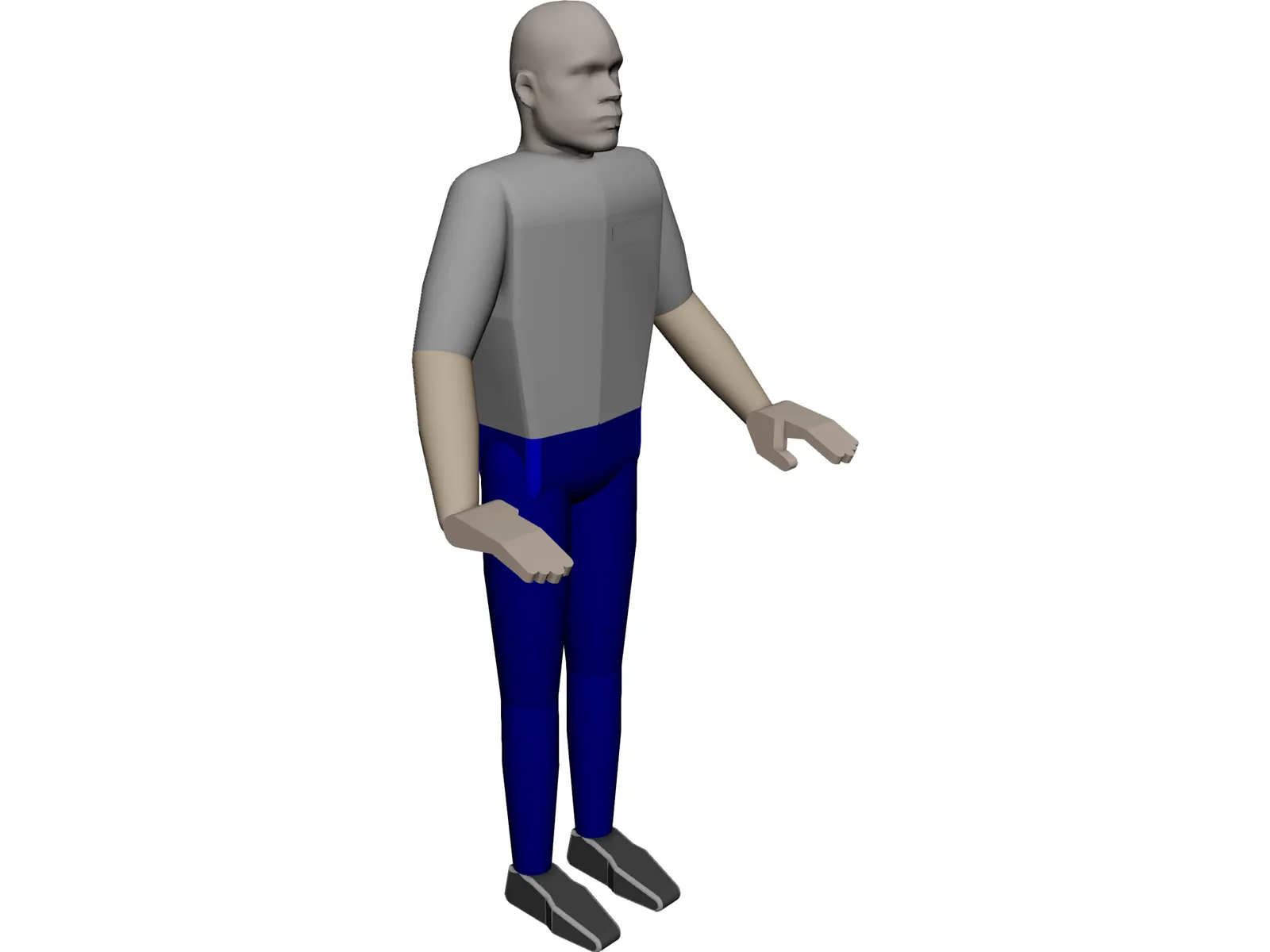 Worker 3D Model